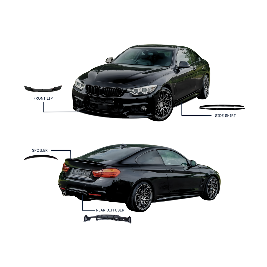 BMW 4 SERIES F32 (2014-2020) Full Body Kit – Gloss Black