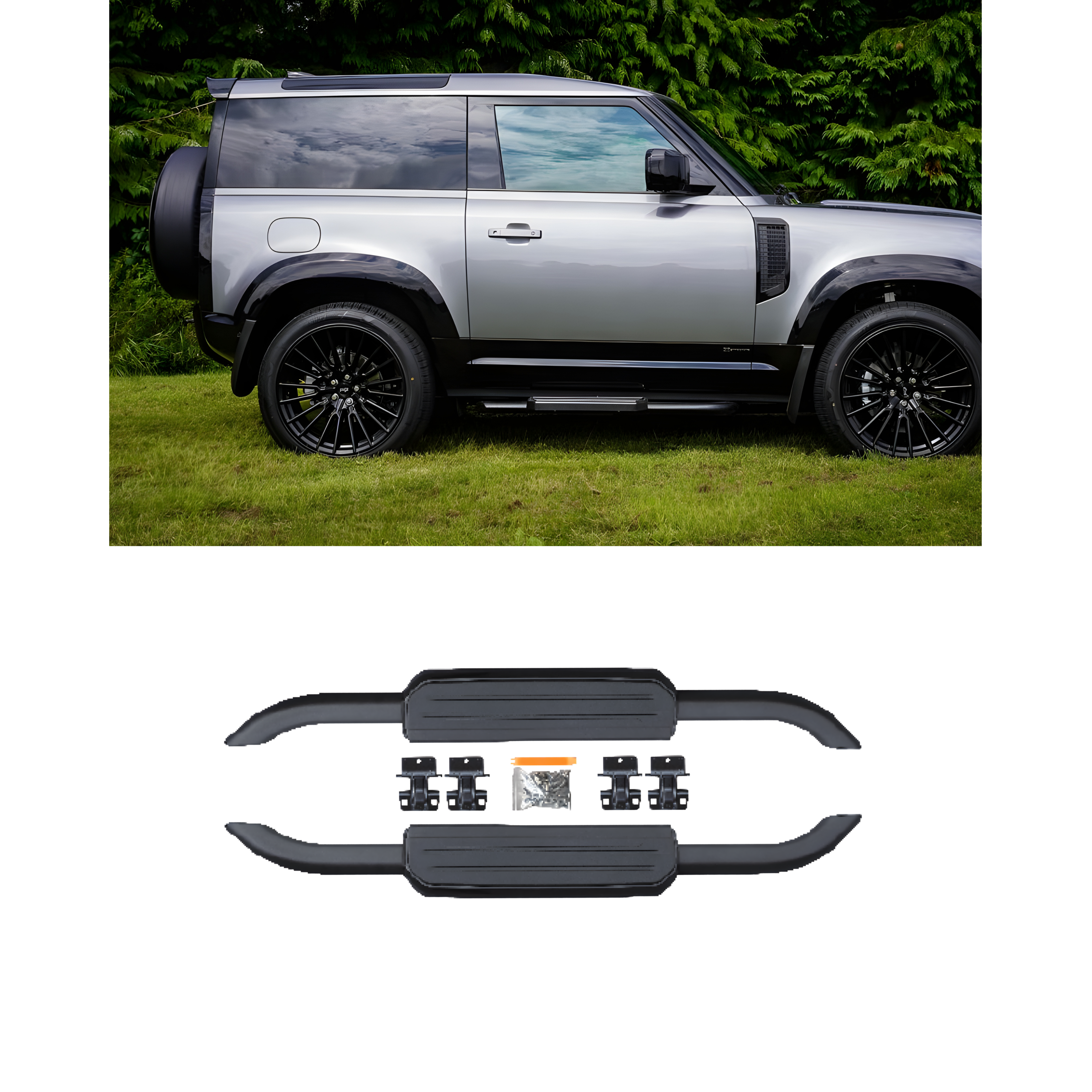 Side Steps / Running Boards for Land Rover Defender 90 L663 2020+ – Chlosin