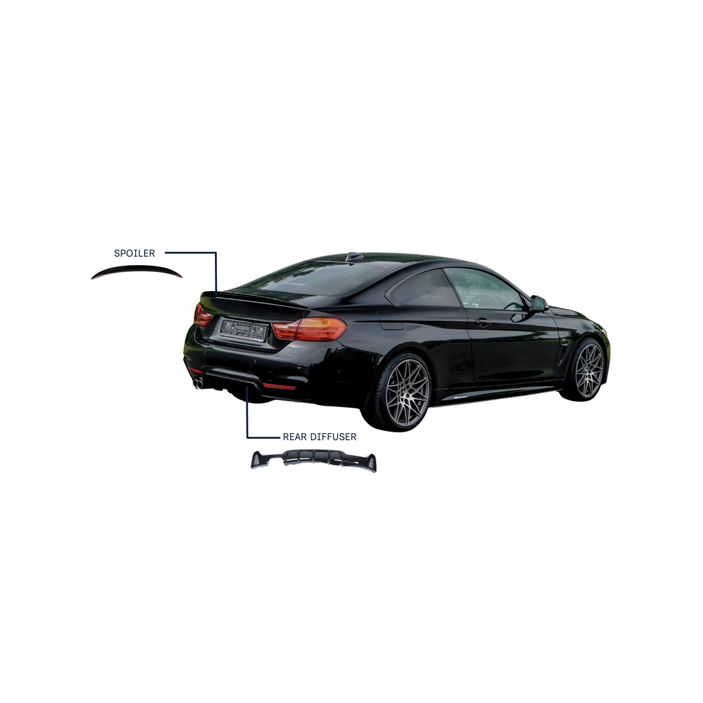 BMW 4 SERIES F32 (2014-2020) Full Body Kit – Gloss Black