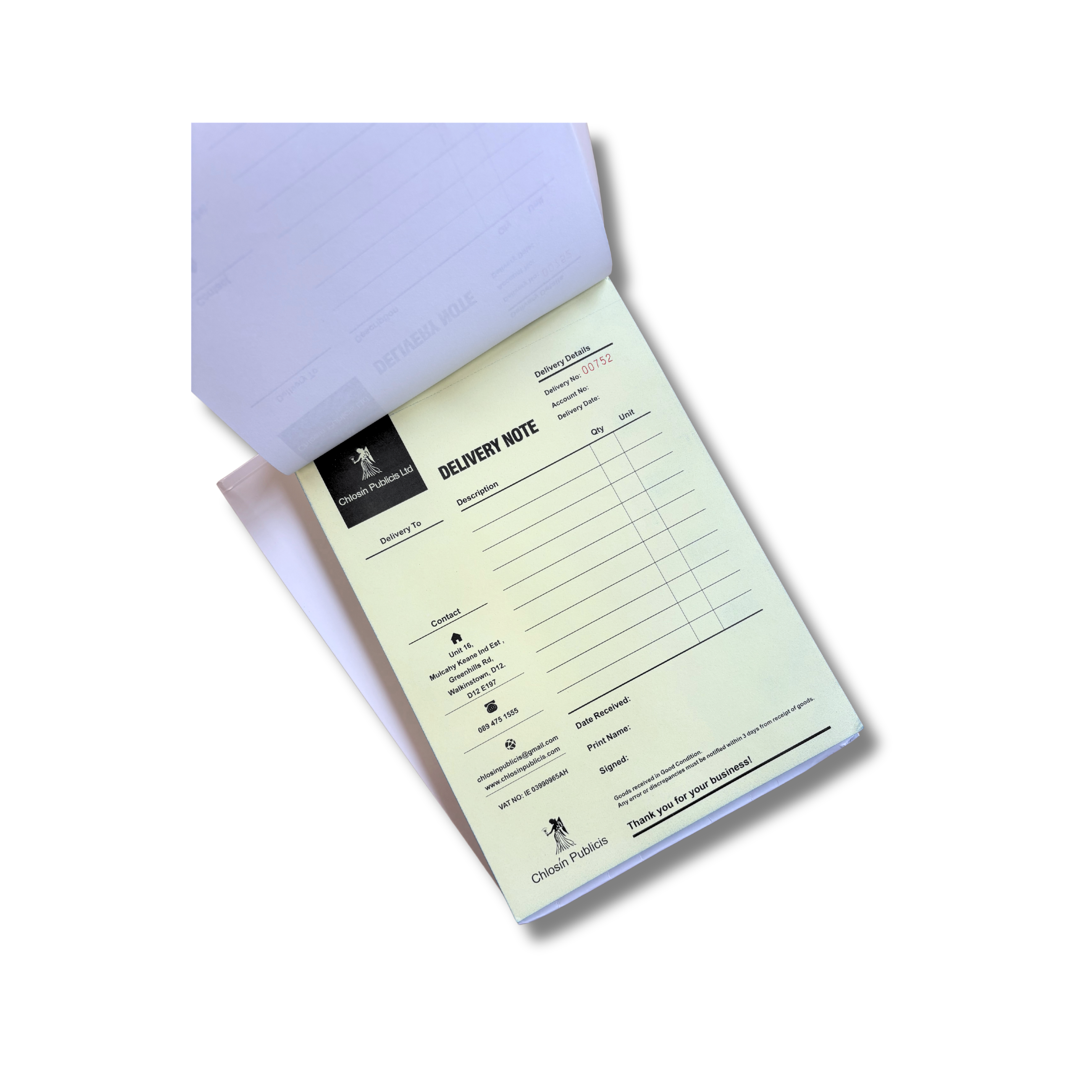 Custom Invoice Books – Personalised for Your Business
