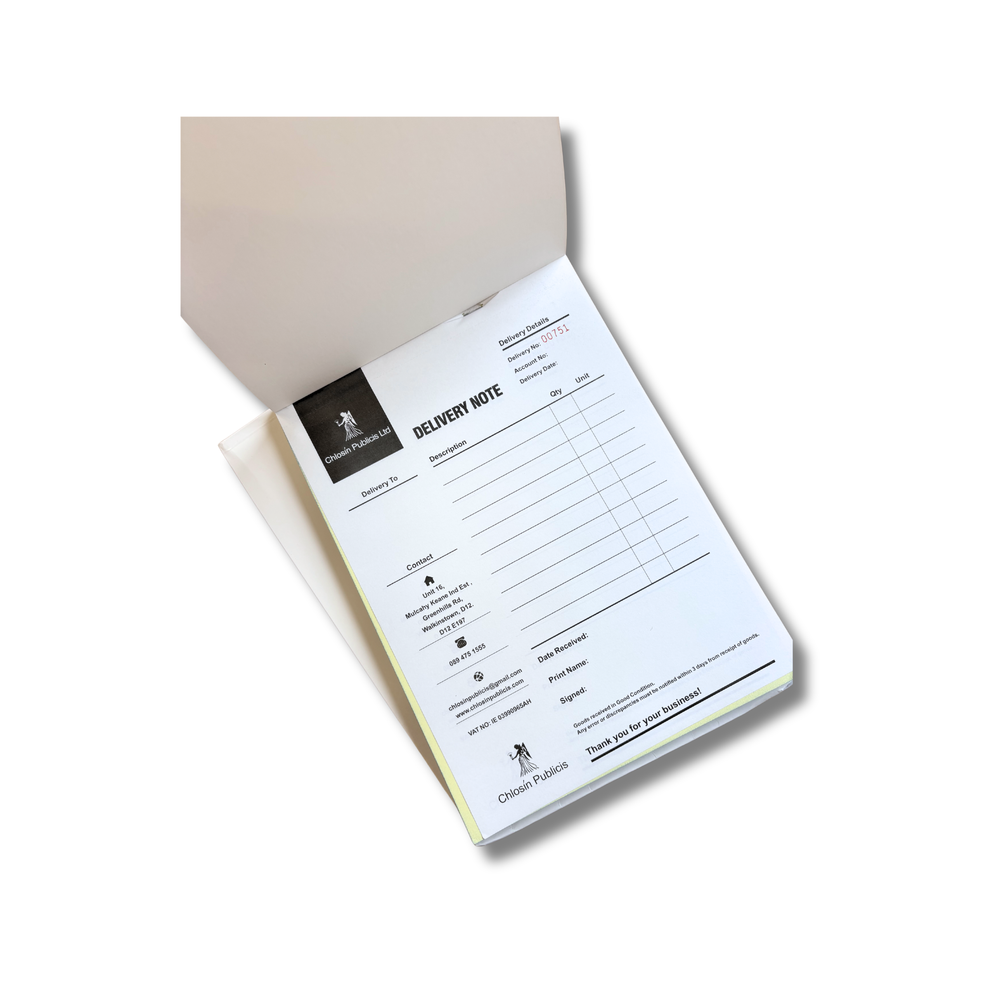 Custom Invoice Books – Personalised for Your Business