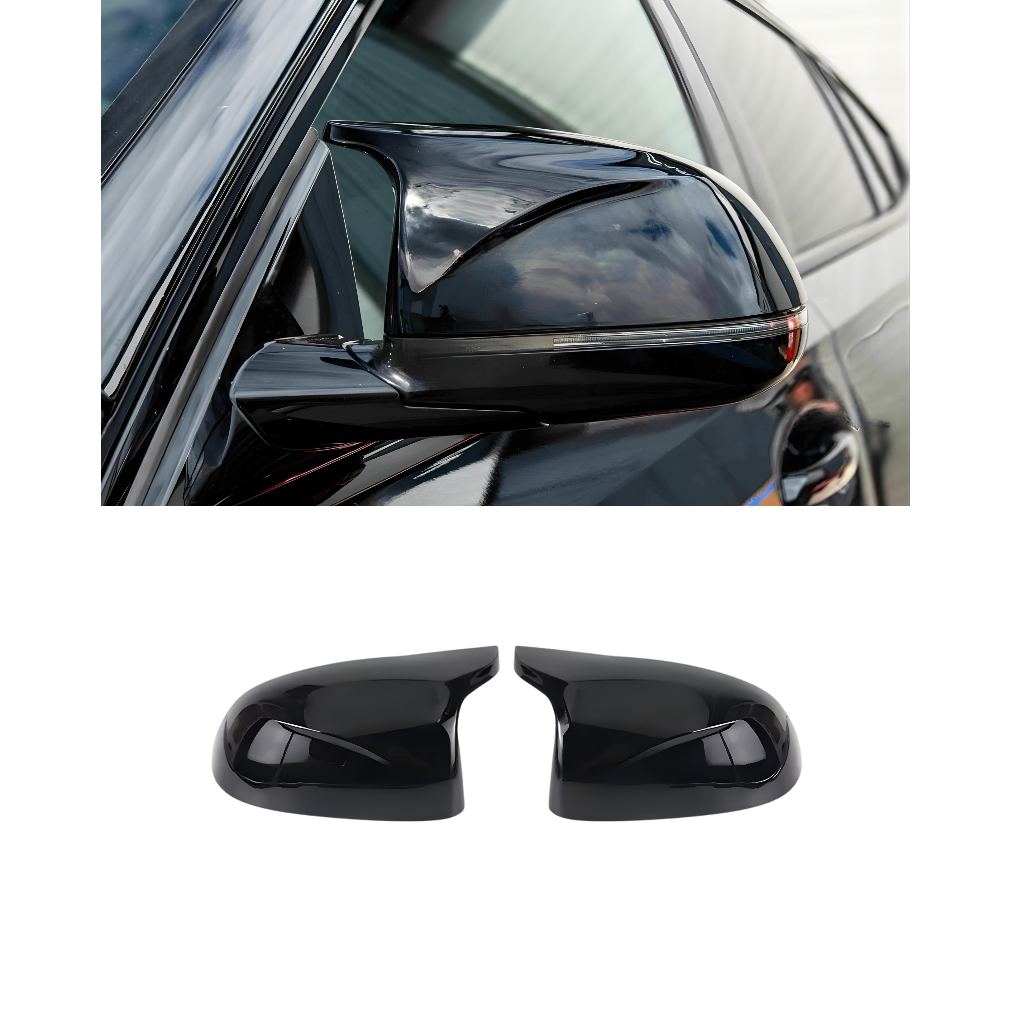 Mirror Cover Set Pair – Custom Fit for BMW X5 F15 (2015-2019)
