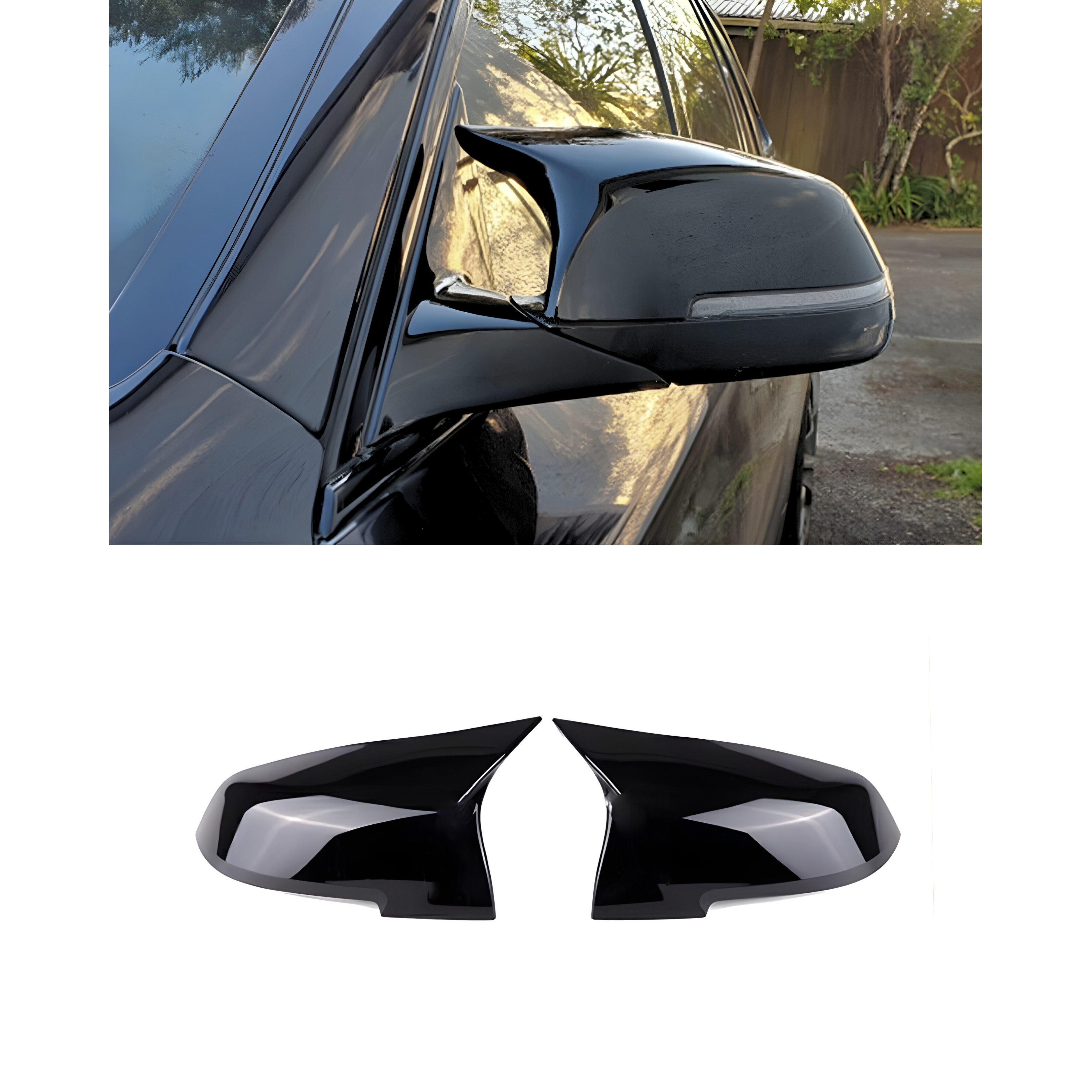 Mirror Cover Set Pair – Custom Fit for BMW 5 series F10 (2014-2018)