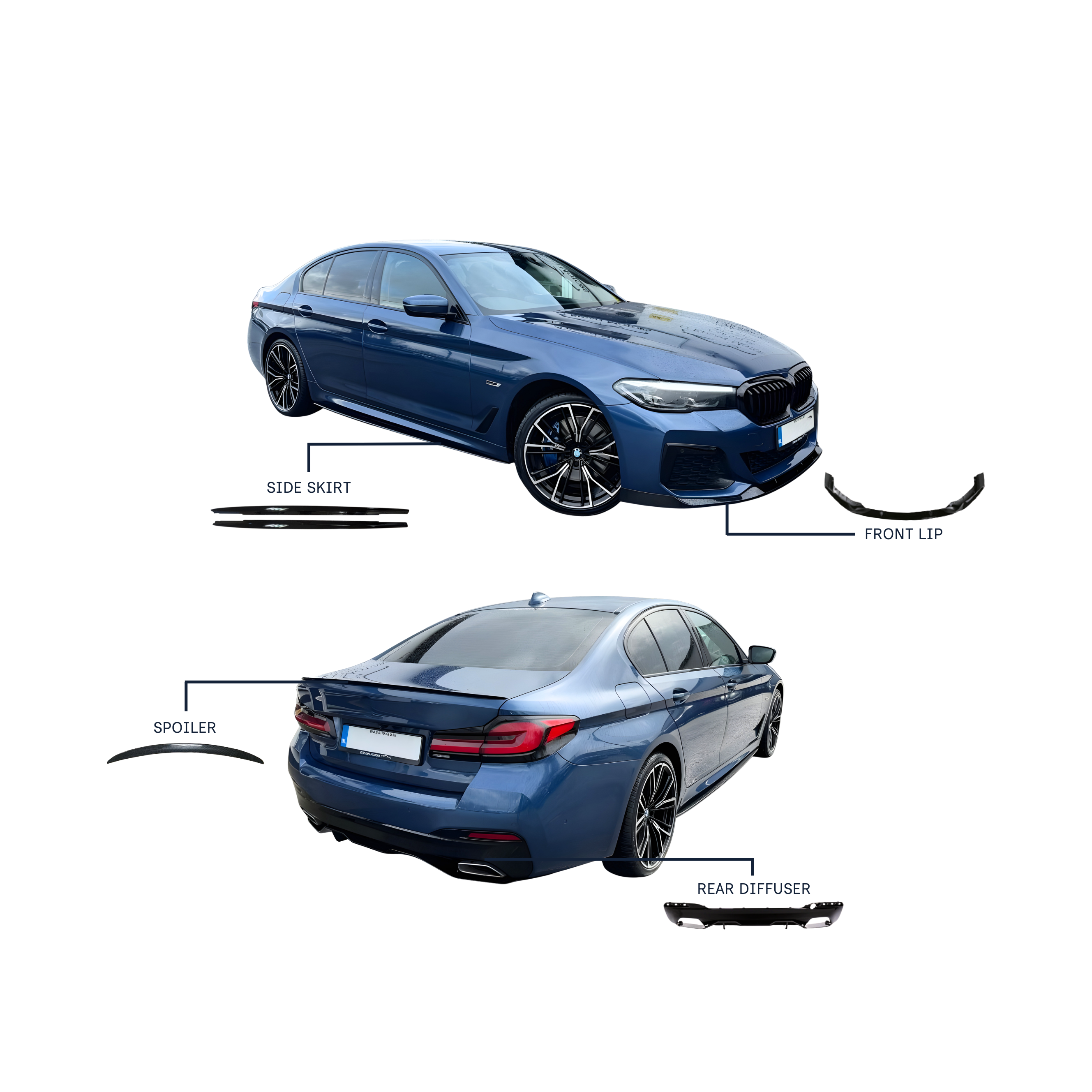 BMW 5 Series G30 PRE-LCI Body Kit - 2018 to 2020