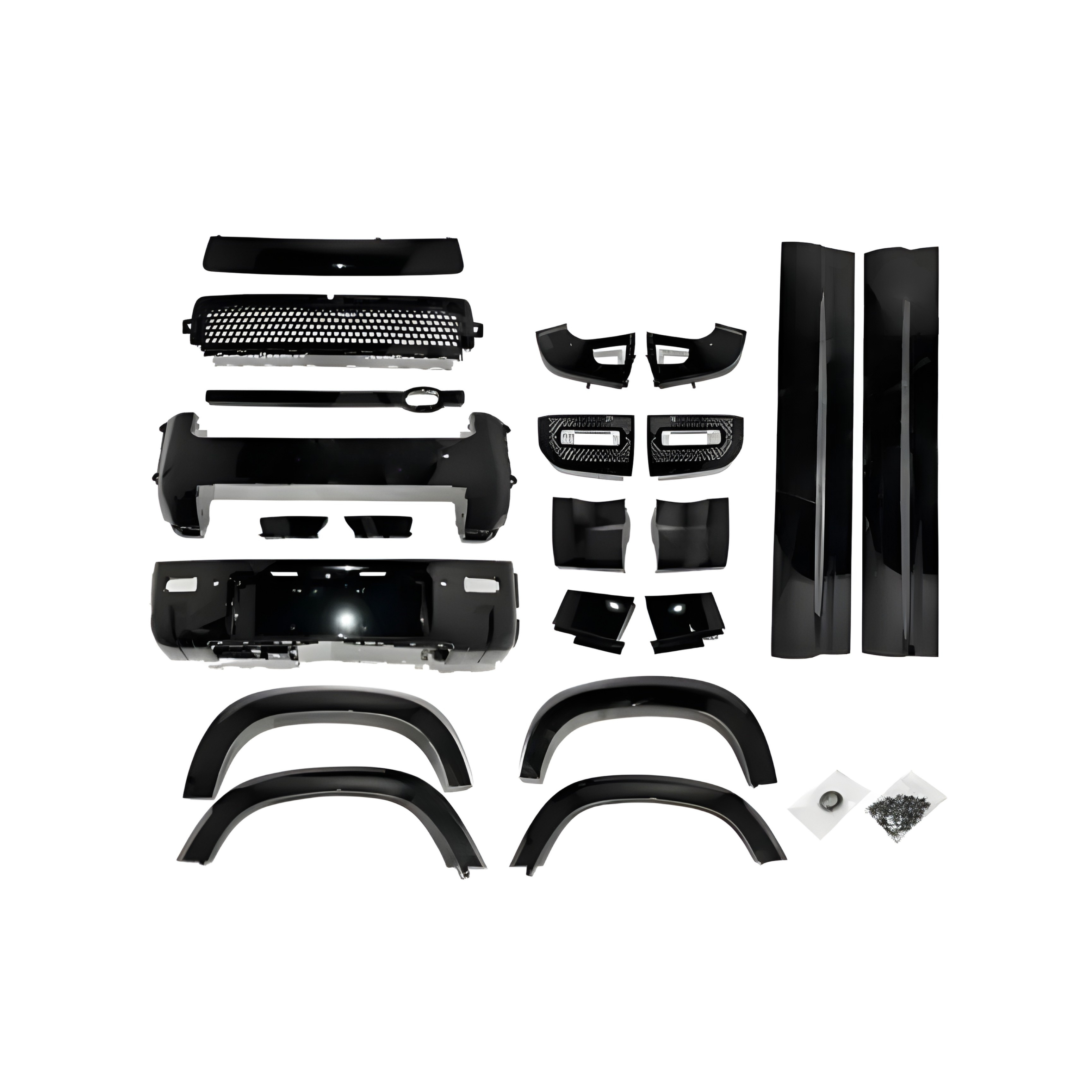 Land Rover Defender L663 90 Gloss Black Full Kit Upgrade