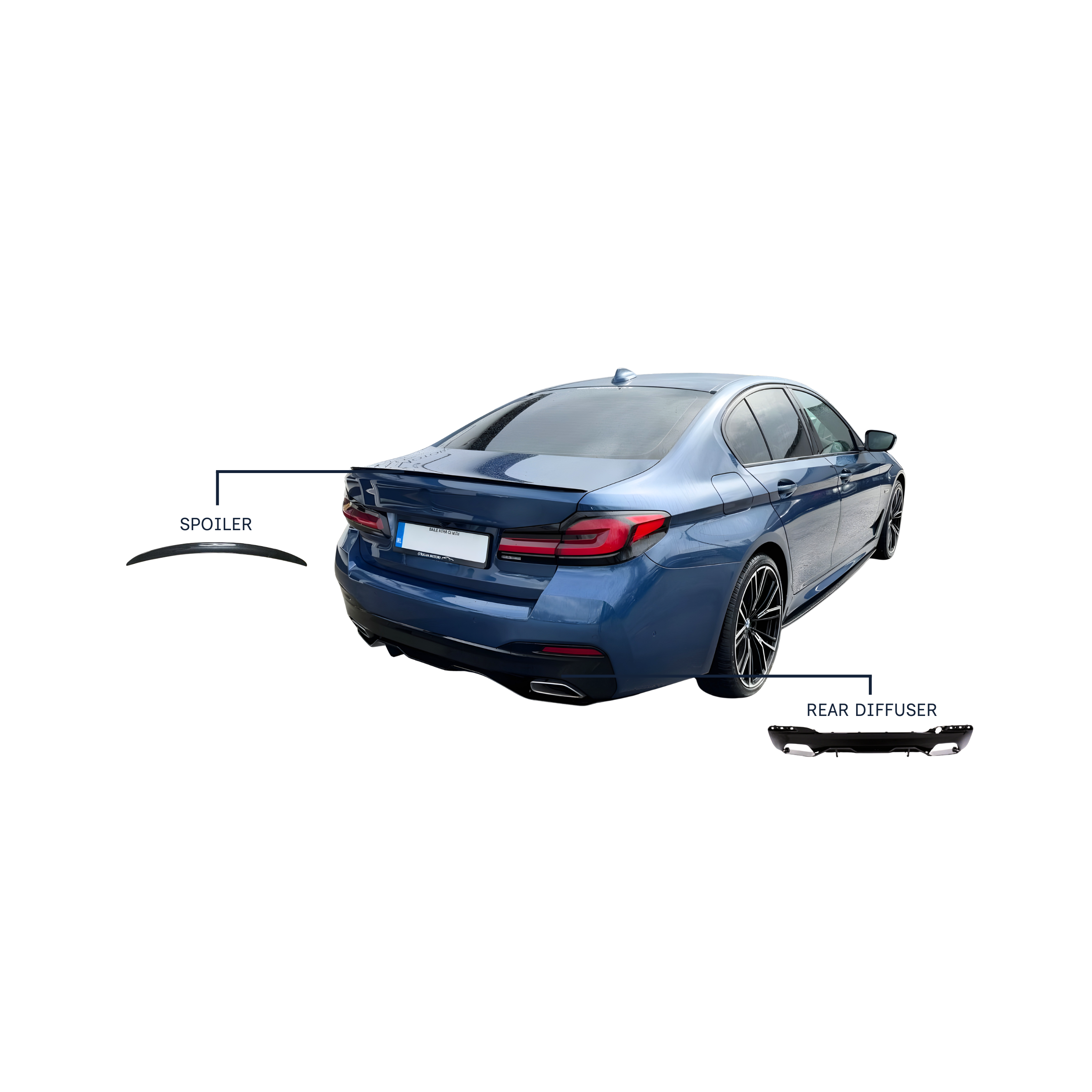 BMW 5 Series G30 PRE-LCI Body Kit - 2018 to 2020