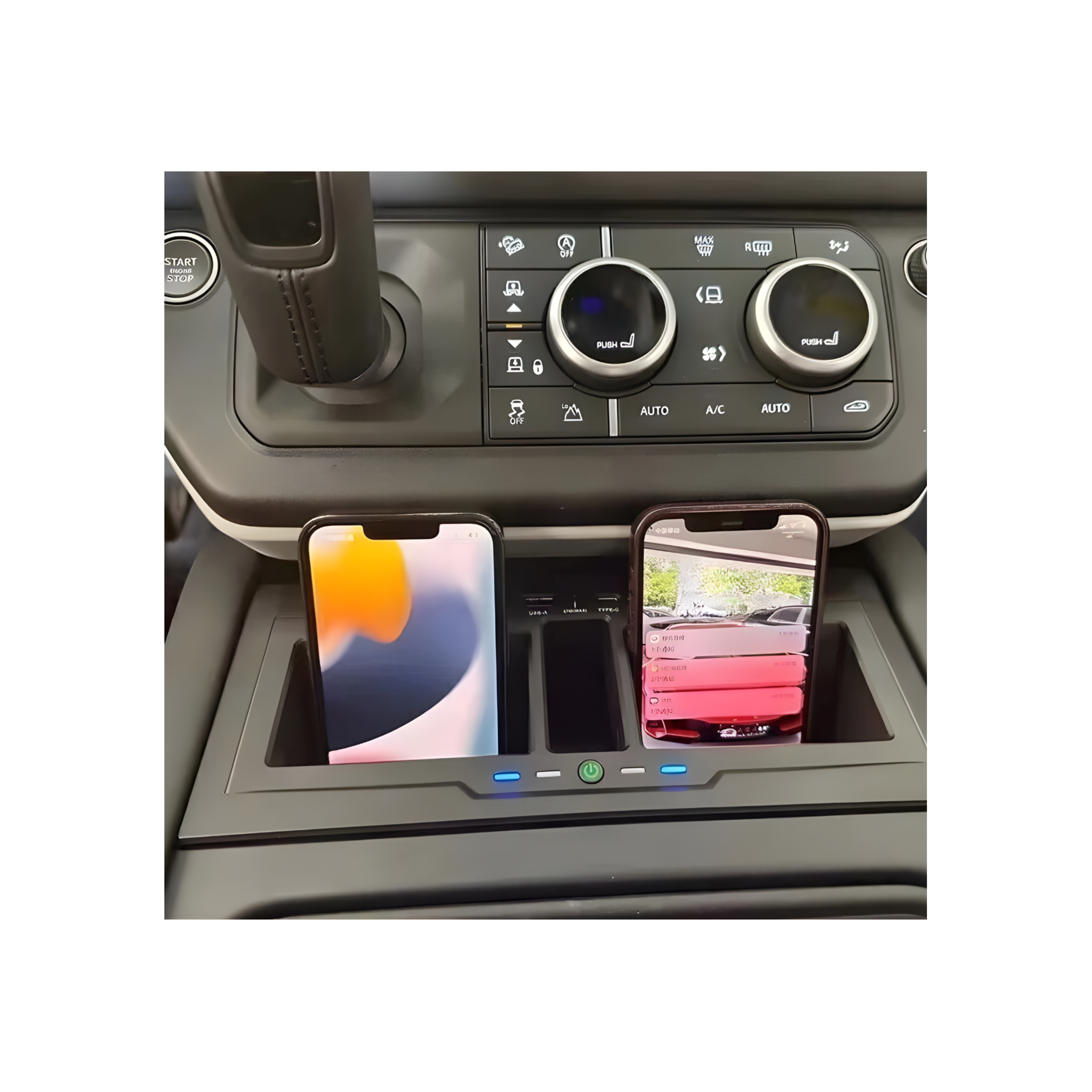 CAR WIRELESS CHARGER PAD – LAND ROVER DEFENDER 90 / 110 (2020–2023)