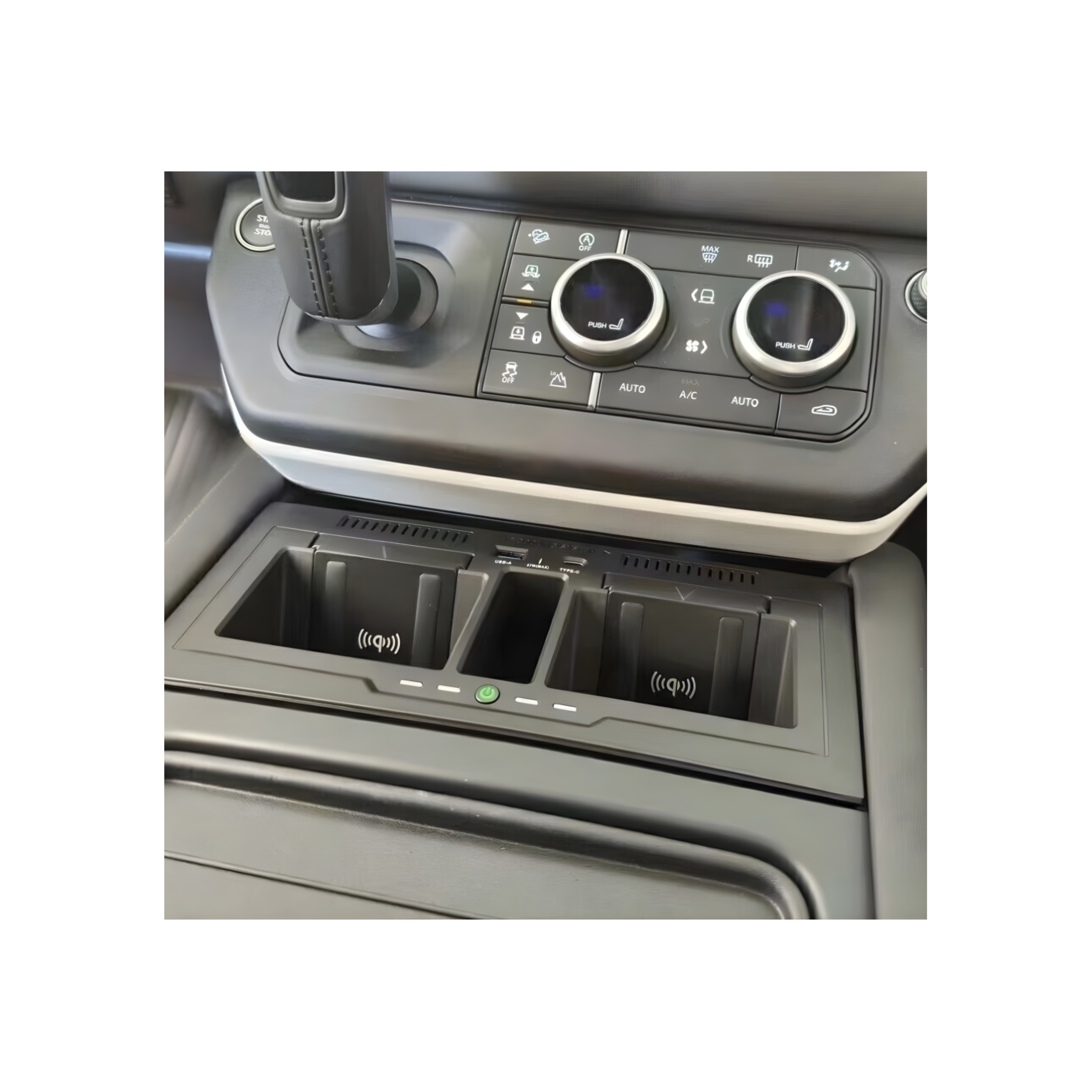 CAR WIRELESS CHARGER PAD – LAND ROVER DEFENDER 90 / 110 (2020–2023)