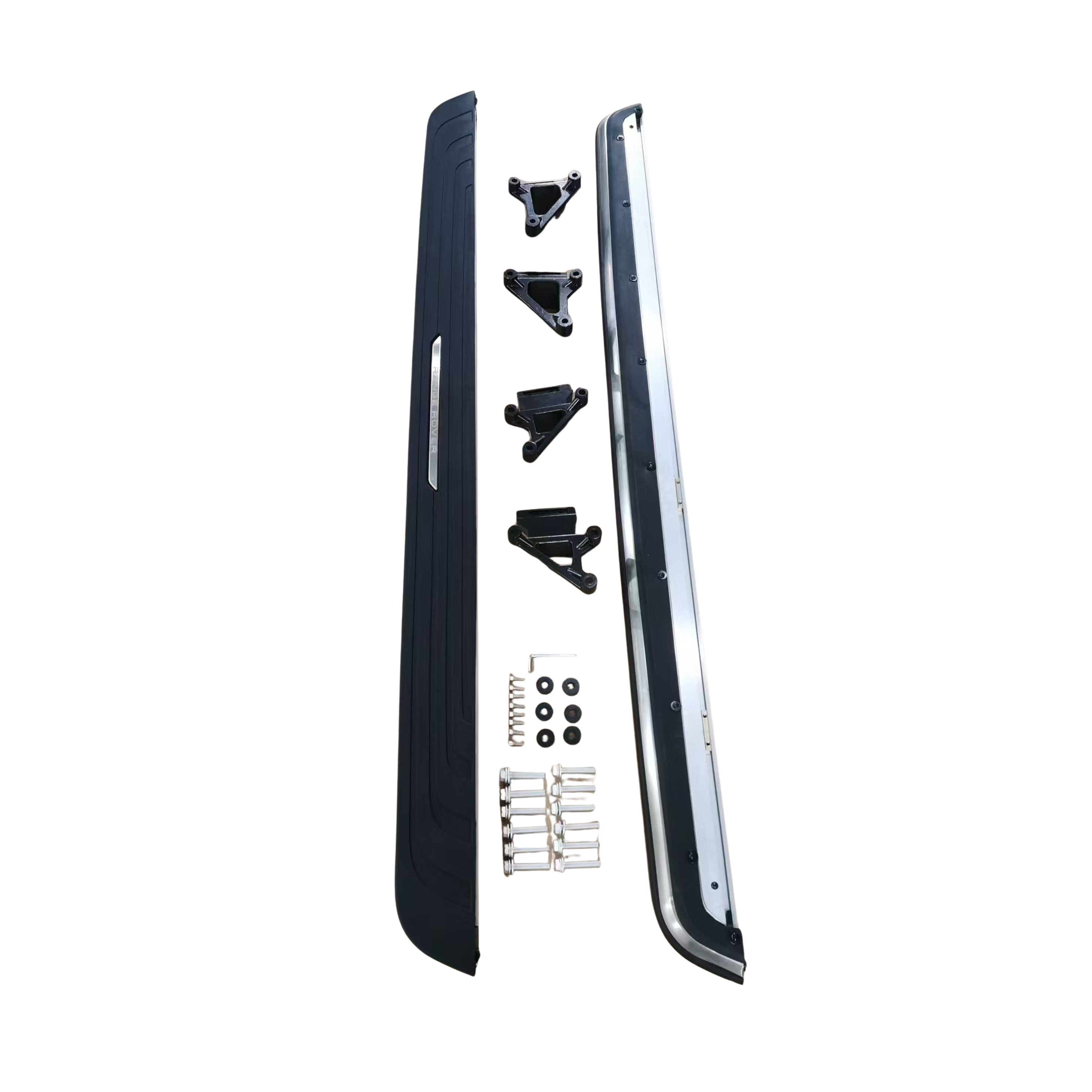 RANGE ROVER SPORT & VOGUE 2023 ON – SILVER SIDE STEPS / RUNNING BOARDS – PAIR