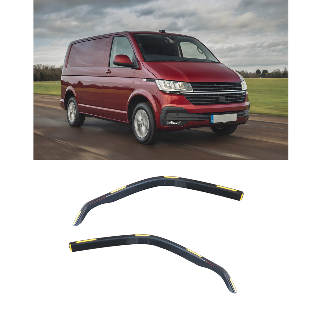 Window Deflectors for Volkswagen TRANSPORTER T5/T6 2003/2019 – Set of 2