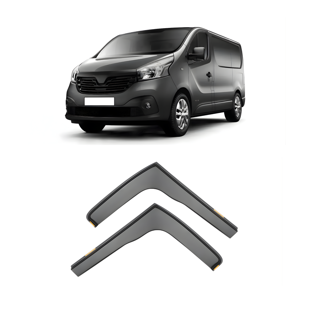 Window Deflectors for Renault TRAFIC X82 2014+ – Set of 2