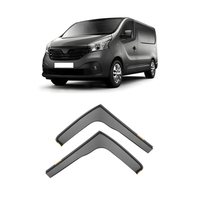 Window Deflectors for Renault TRAFIC X82 2014+ – Set of 2