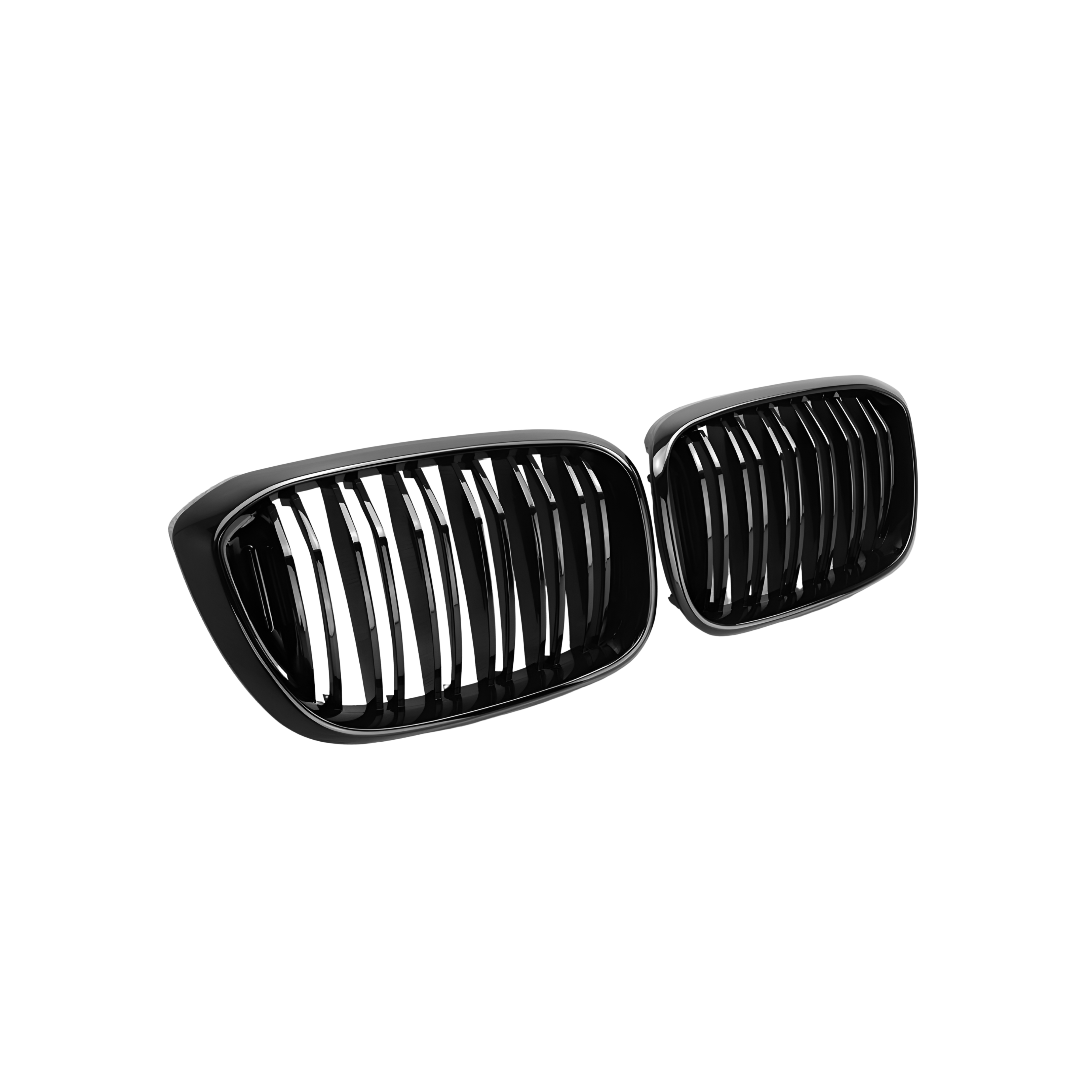 Front Grille Gloss Black Double Line- BMW X3 G01 (2018-2020)