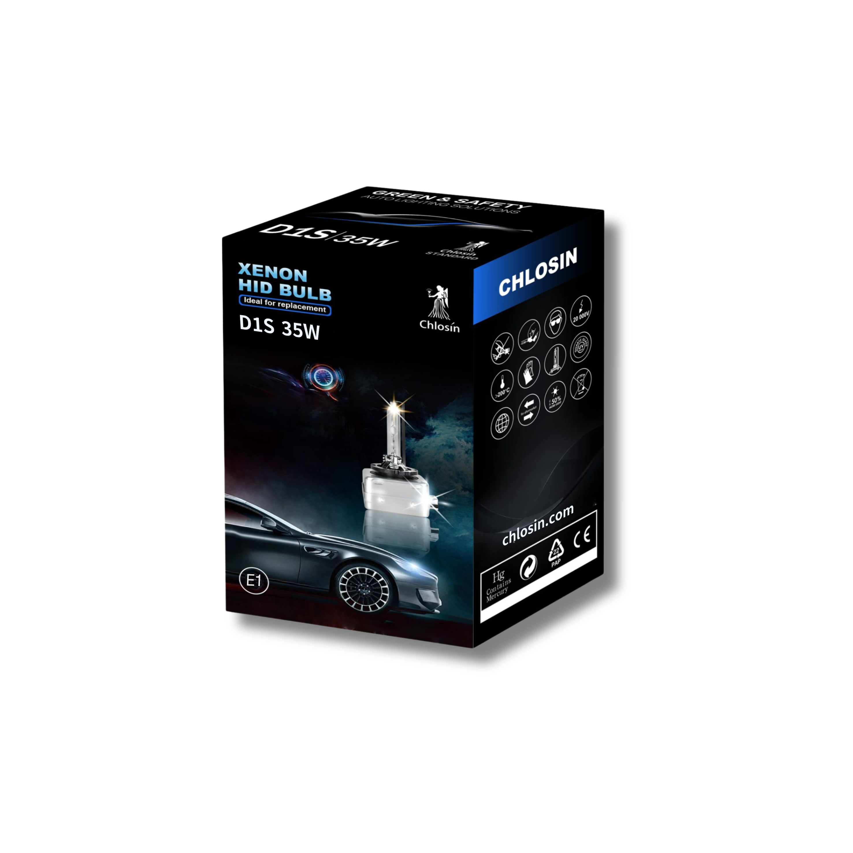 D1S 35W Xenon HID Headlight Bulb