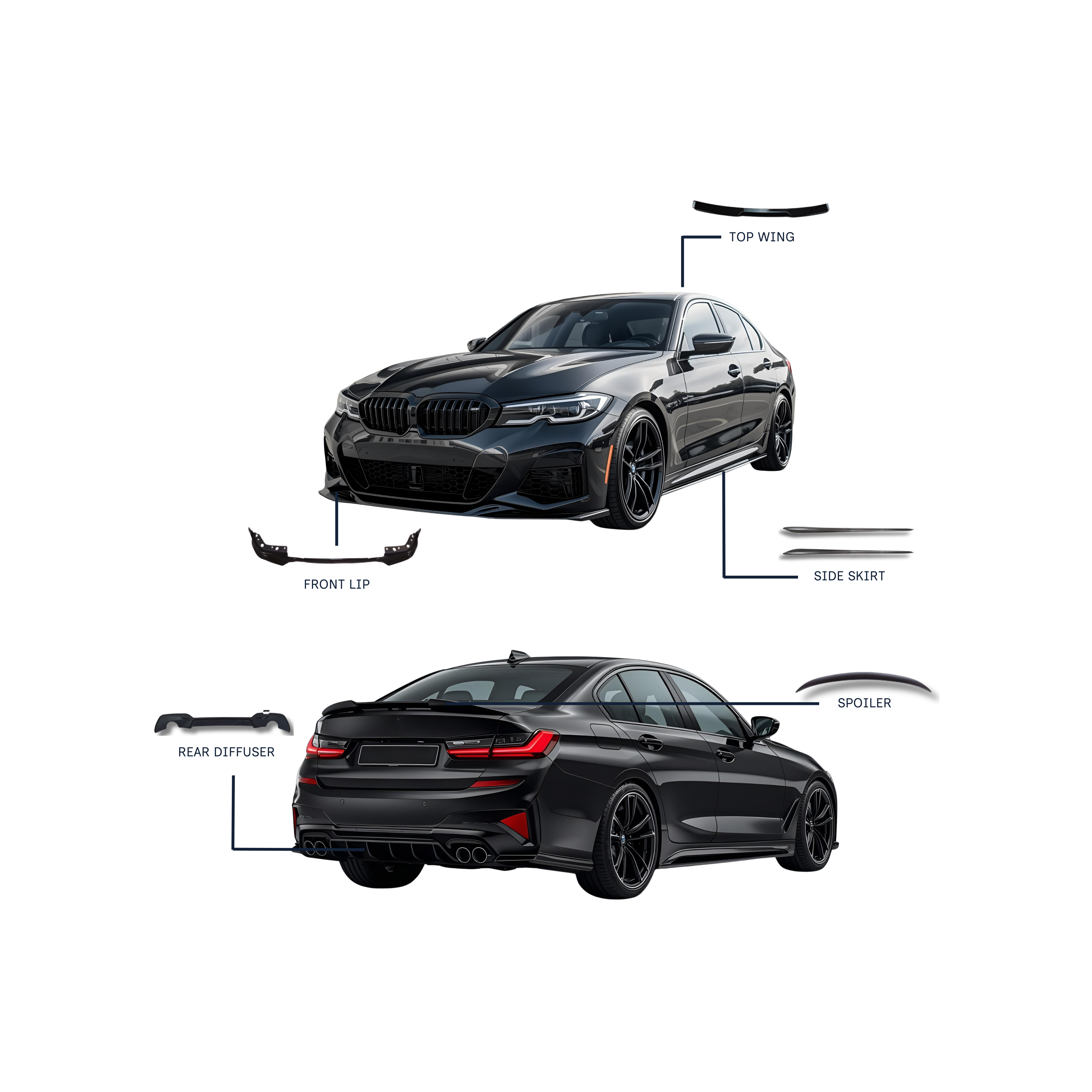 BMW 3 Series G20 Body Kit – 2019 to 2021