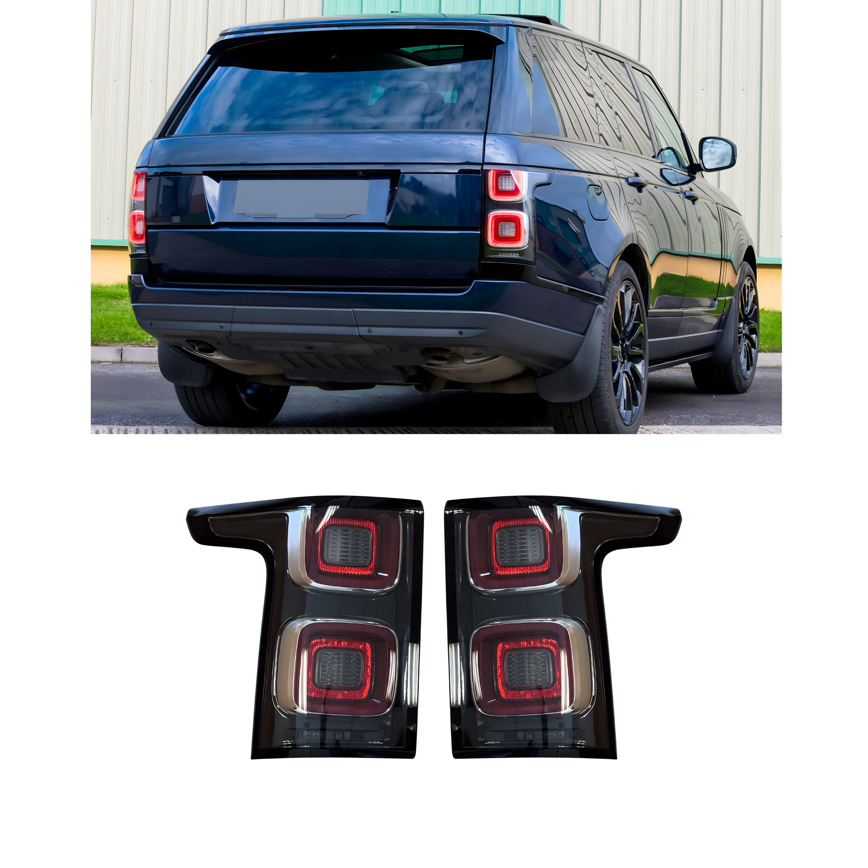 PAIR REAR TAIL LIGHTS – FIT FOR LAND ROVER RANGE ROVER VOGUE (2013–2021)