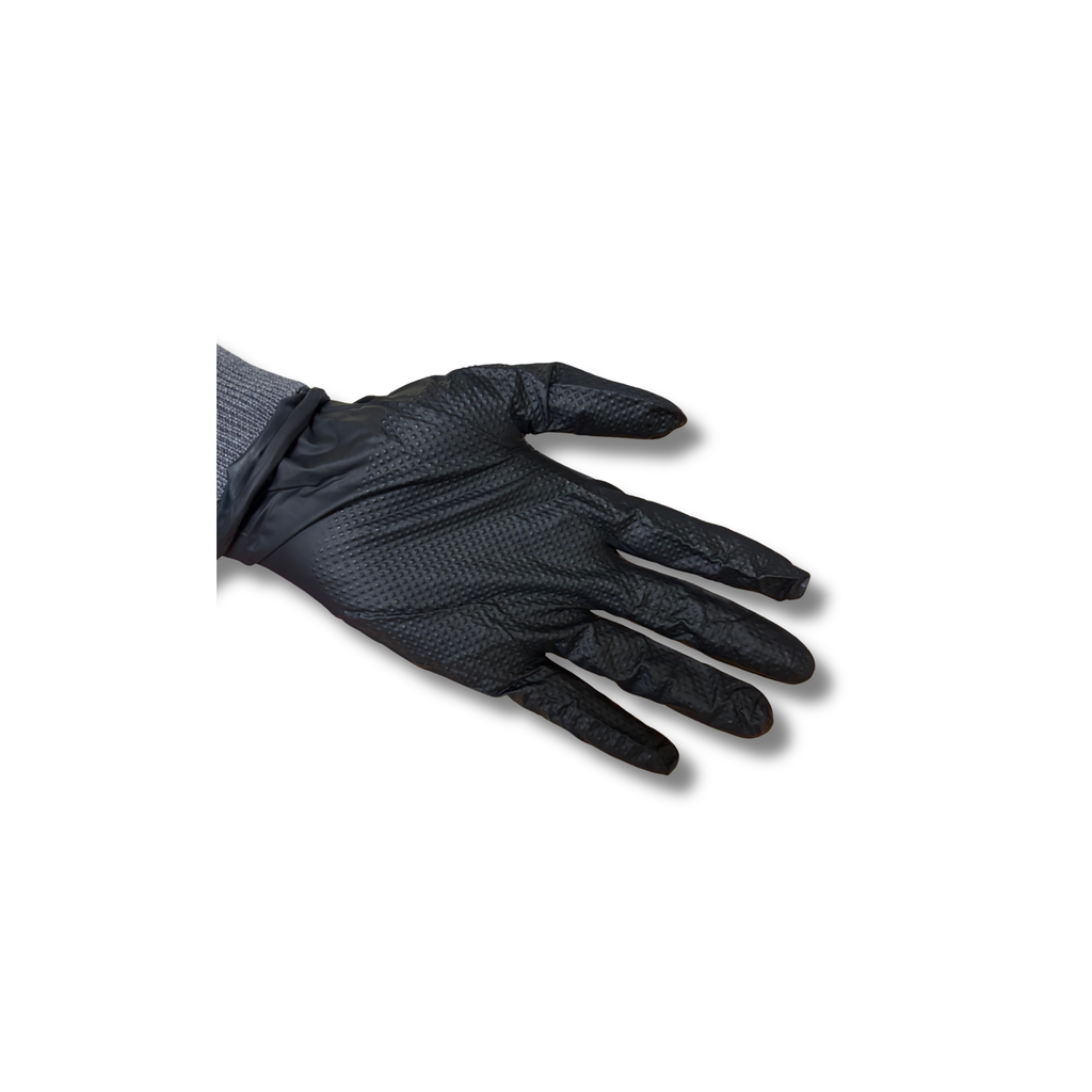 Grip Nitrile Gloves Diamond (Black)