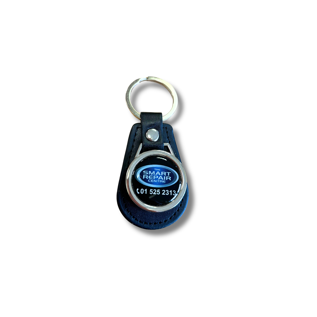 Custom Leather-Effect Keyrings – Teardrop Shape (500 pcs)