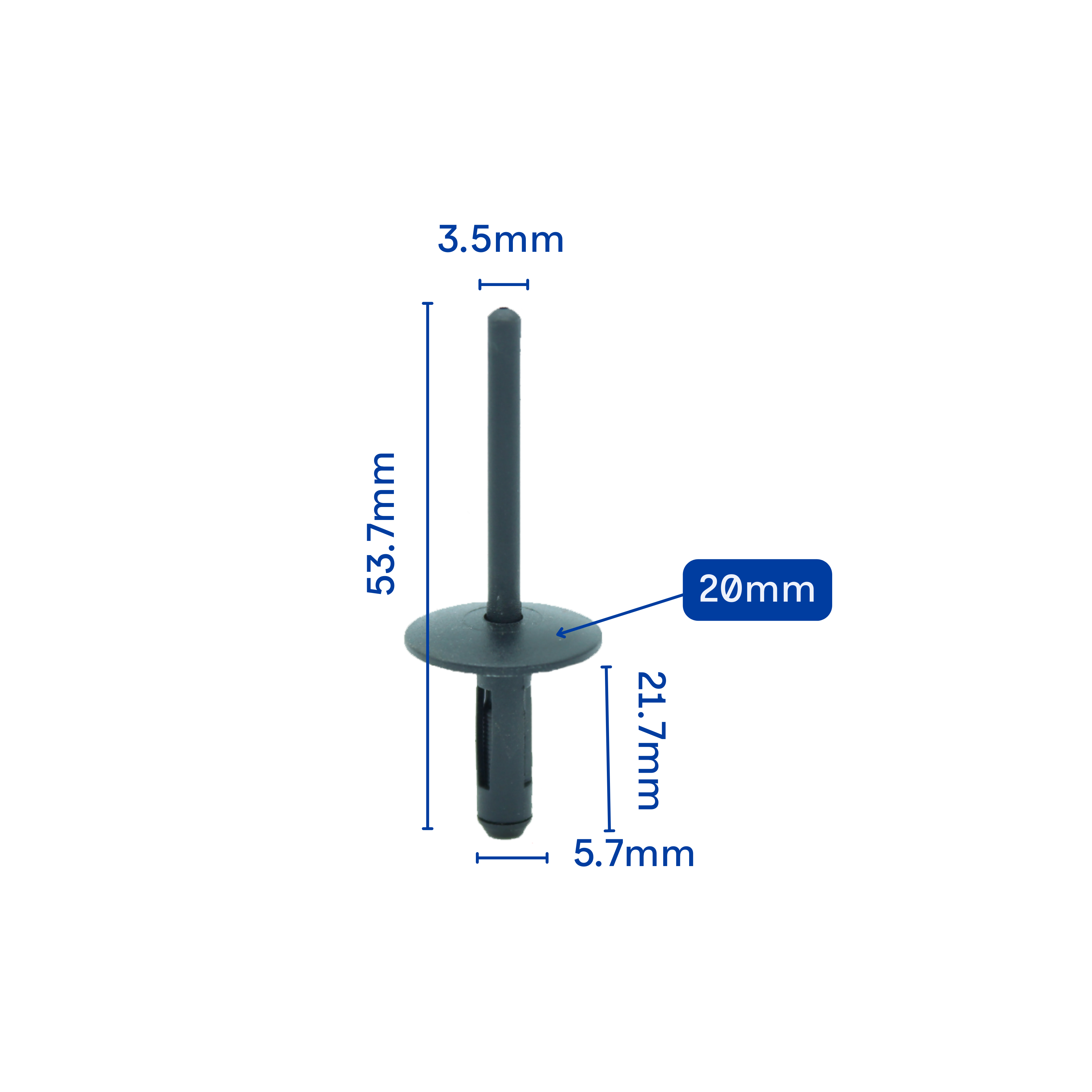 Body Panel Clips – 50 Pieces (Single Model)