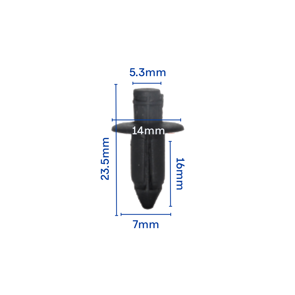 Body Panel Clips – 50 Pieces (Single Model)