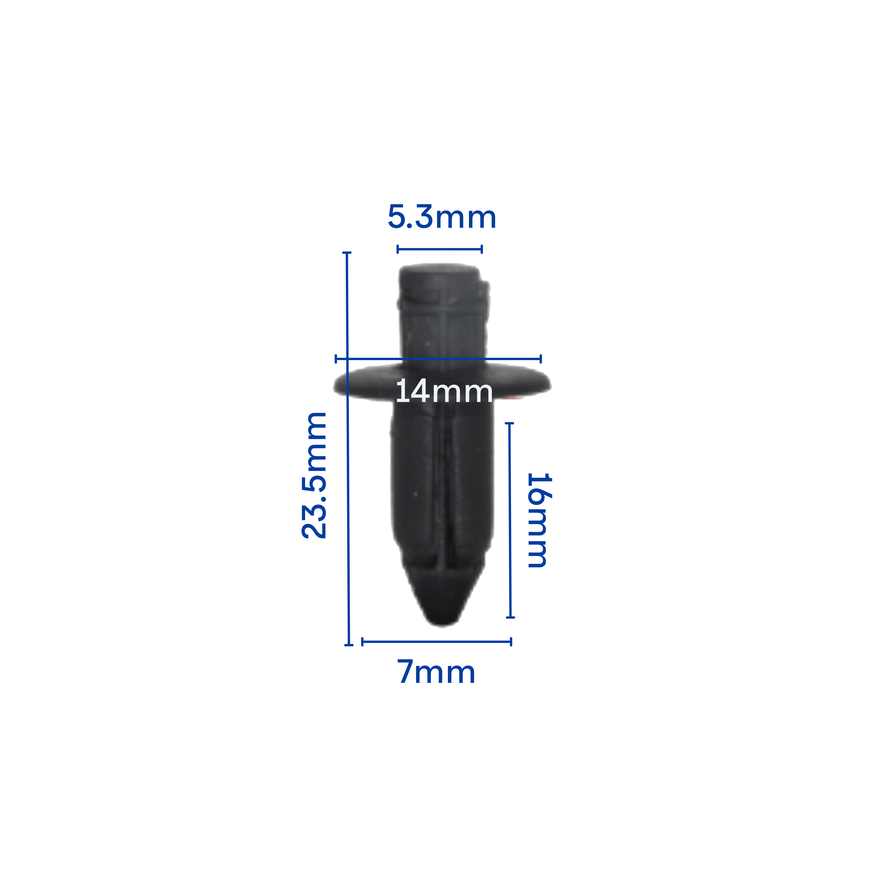 Body Panel Clips – 50 Pieces (Single Model)