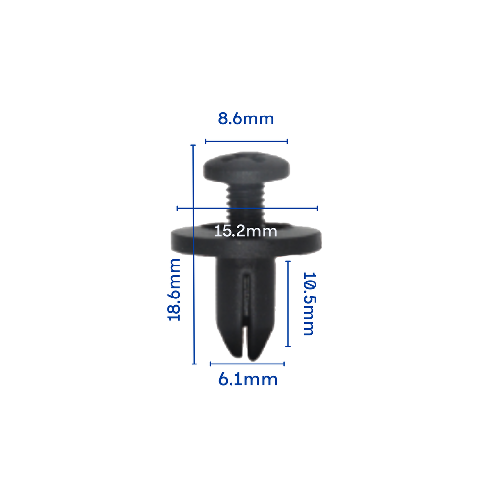 Body Panel Clips – 50 Pieces (Single Model)