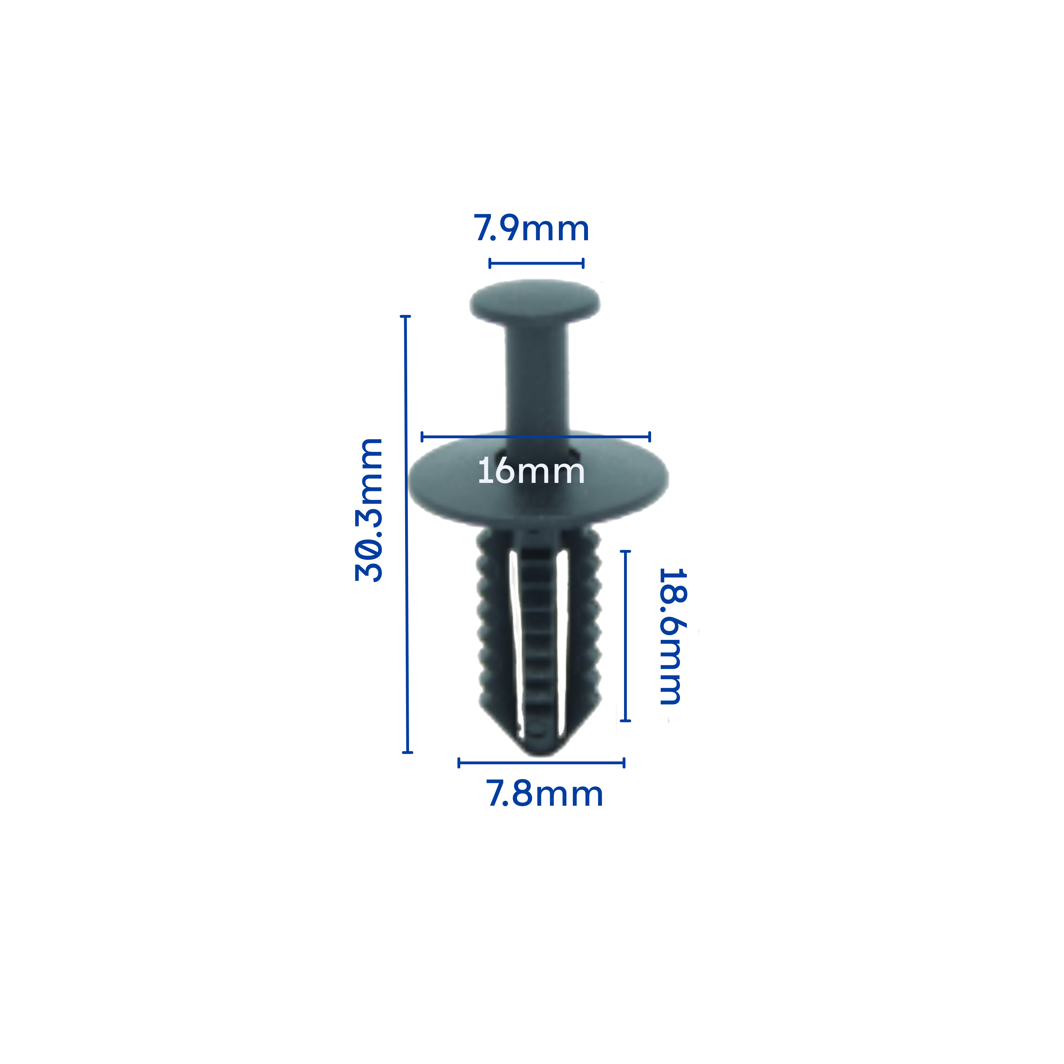 Body Panel Clips – 50 Pieces (Single Model)