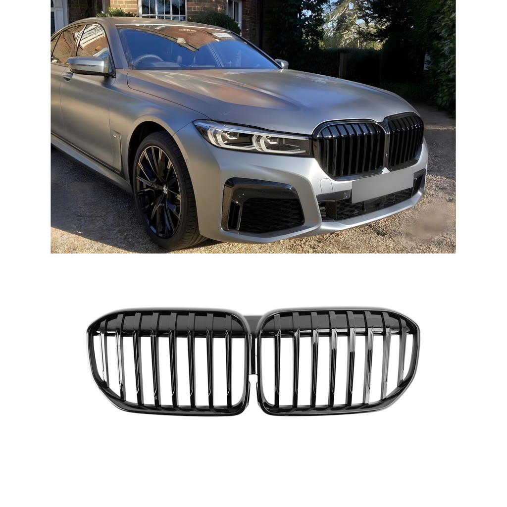 Front Grille Gloss Black - BMW 7 series G12 2019-2023