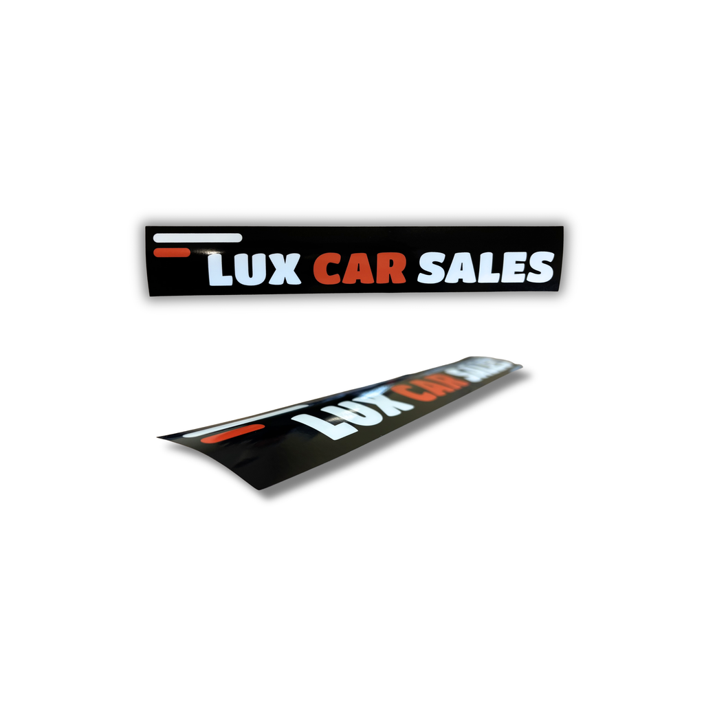 Custom Back Window Stickers (20 x 6.5 cm)