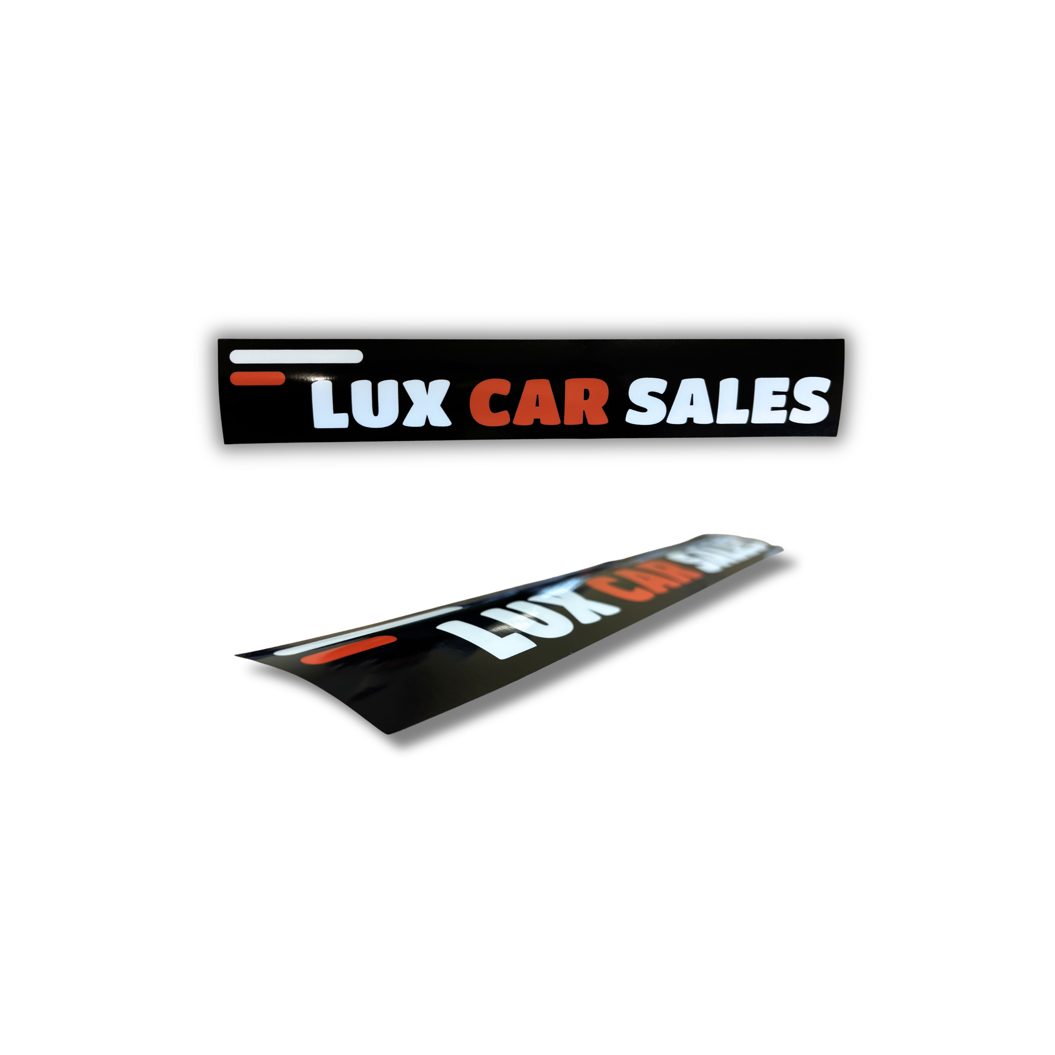 Custom Back Window Stickers (20 x 6.5 cm)
