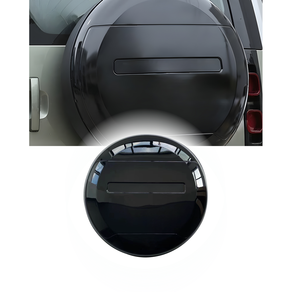 BLACK SPARE TIRE COVER – LAND ROVER DEFENDER 90 / 110 / 130 (2020+)