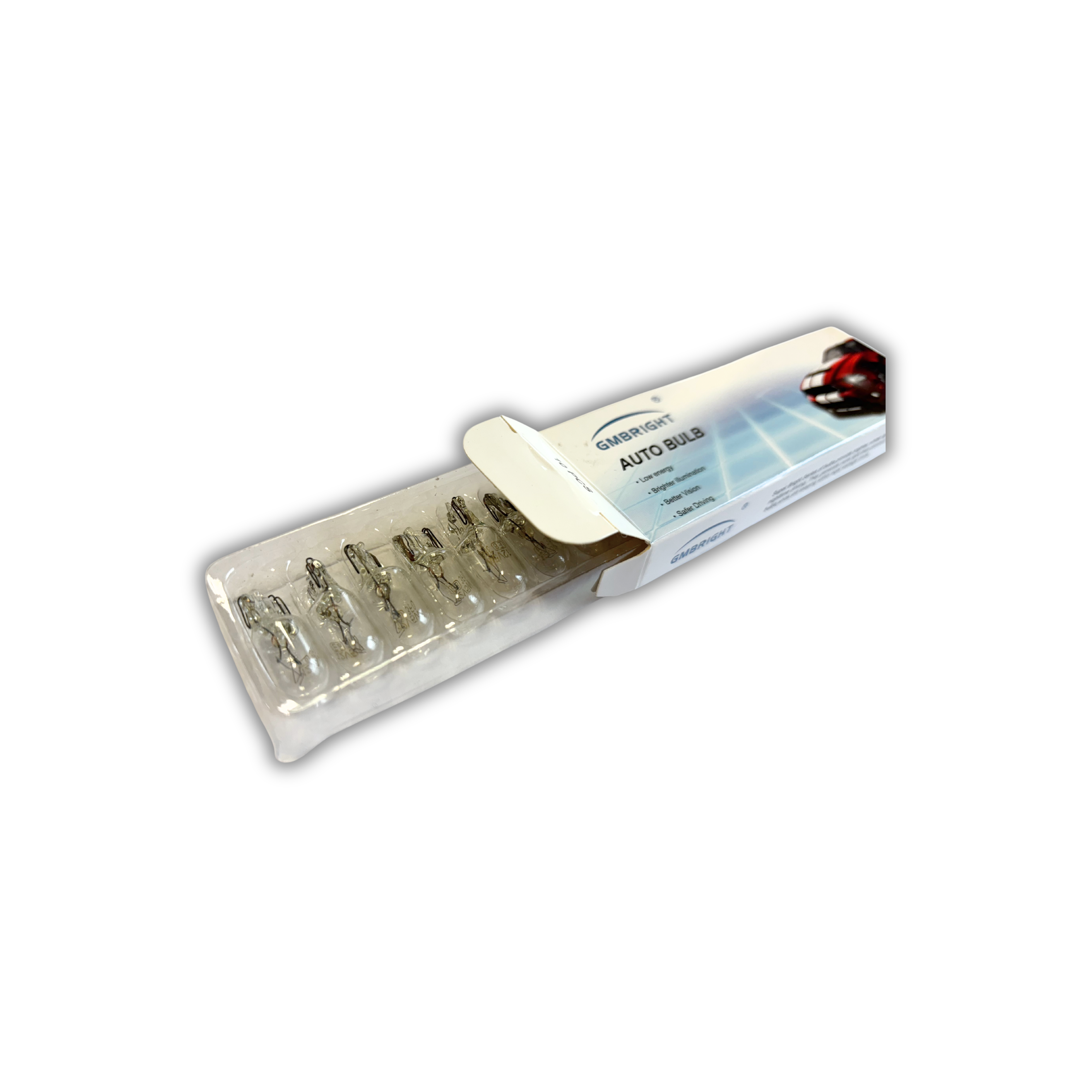 T10 W5W Halogen Bulb 12V 5W – White Light (10 Pieces)