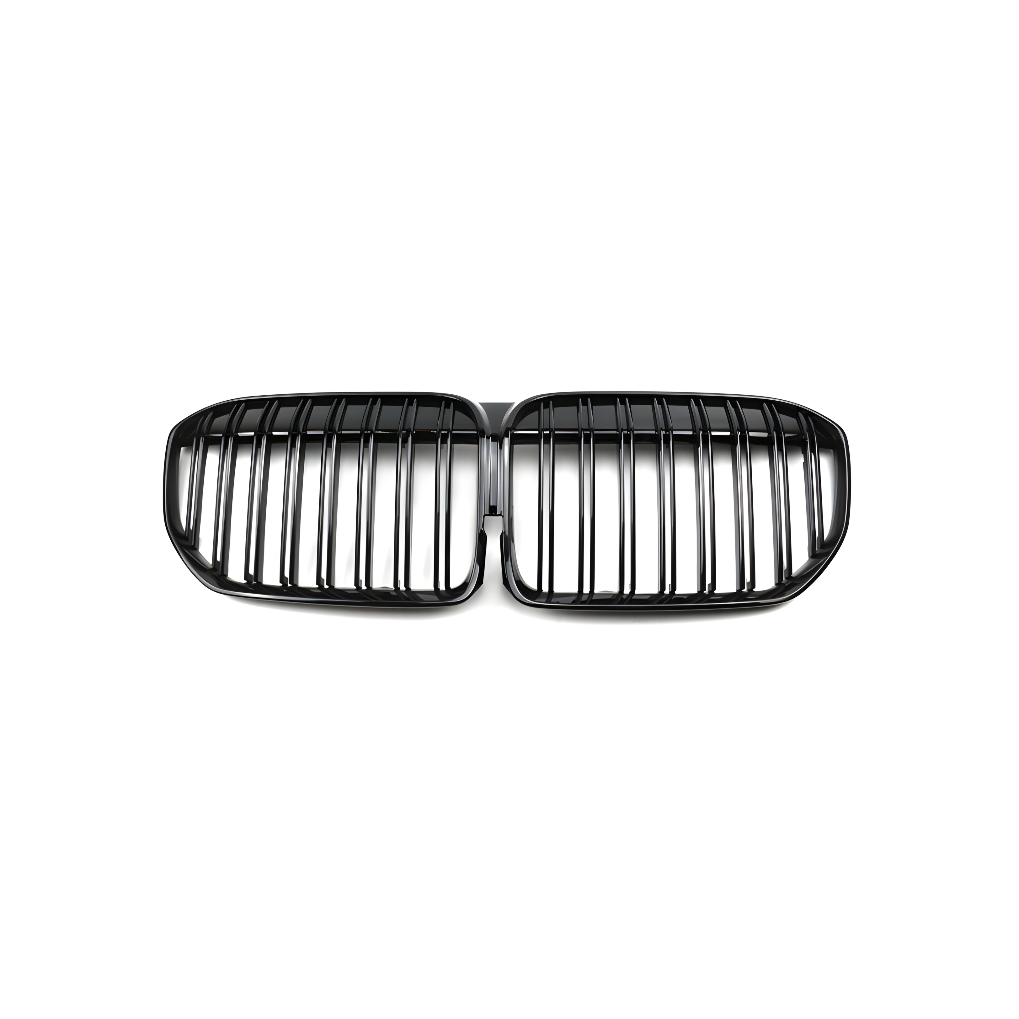 Front Grille Gloss Black Double Line - BMW 7 series G12 2019-2023