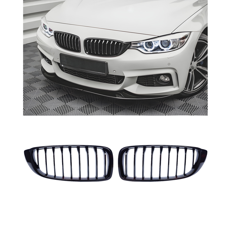 Front Grille Gloss Black - BMW 4 series F32 2013-2020