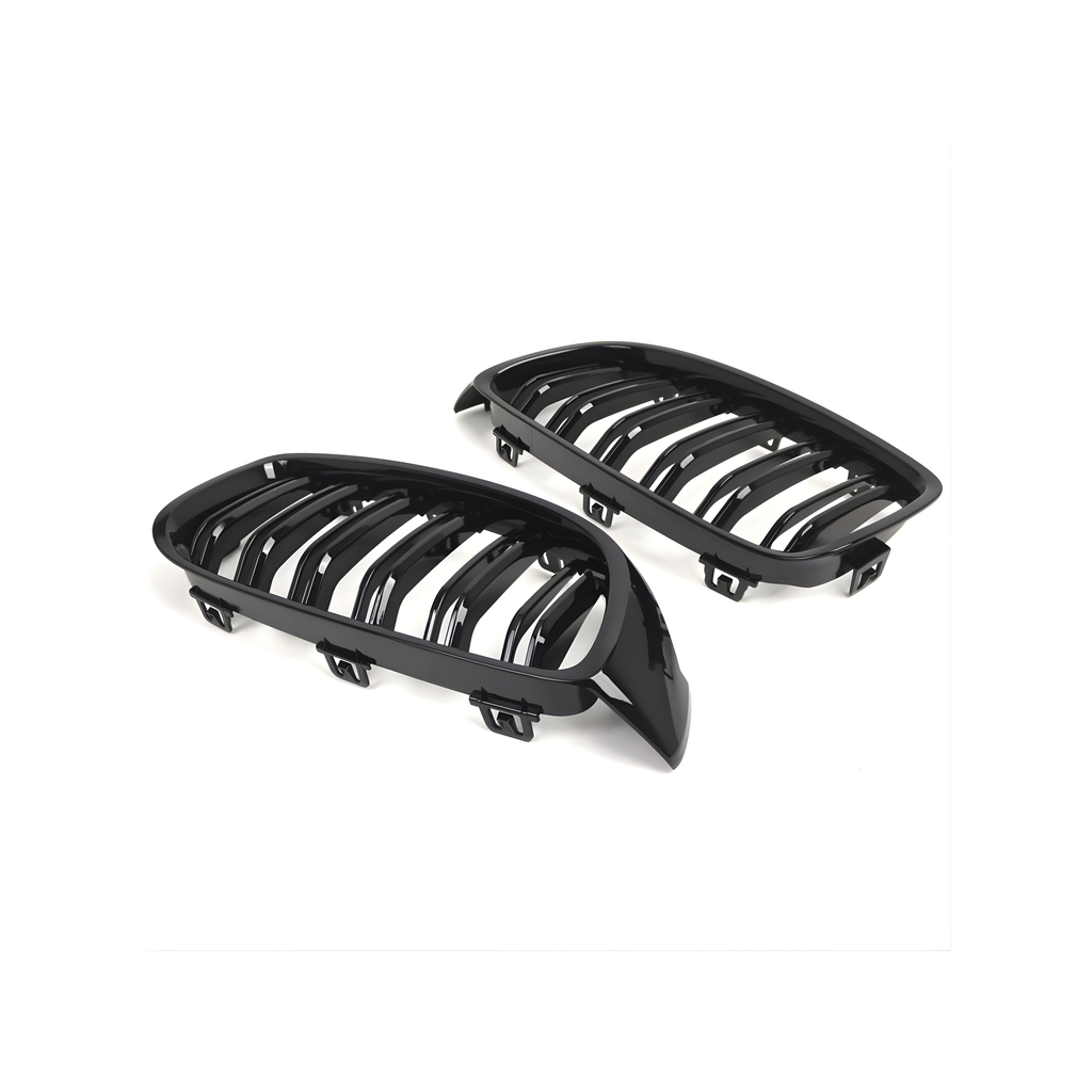 Front Grille Gloss Black Double Line - BMW 4 series F32 2013-2020