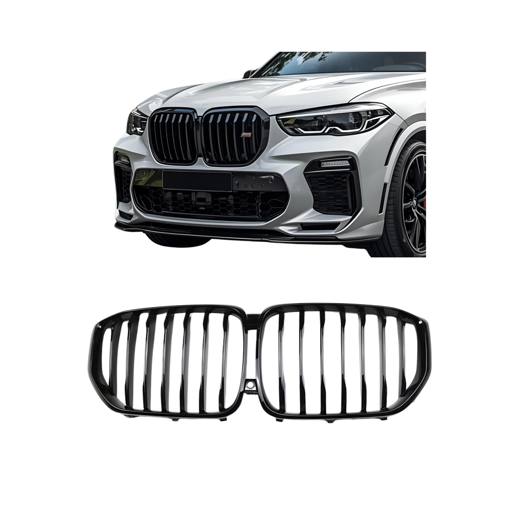 Front Grille Gloss Black - BMW X5 G05 PRE LCI 2019+