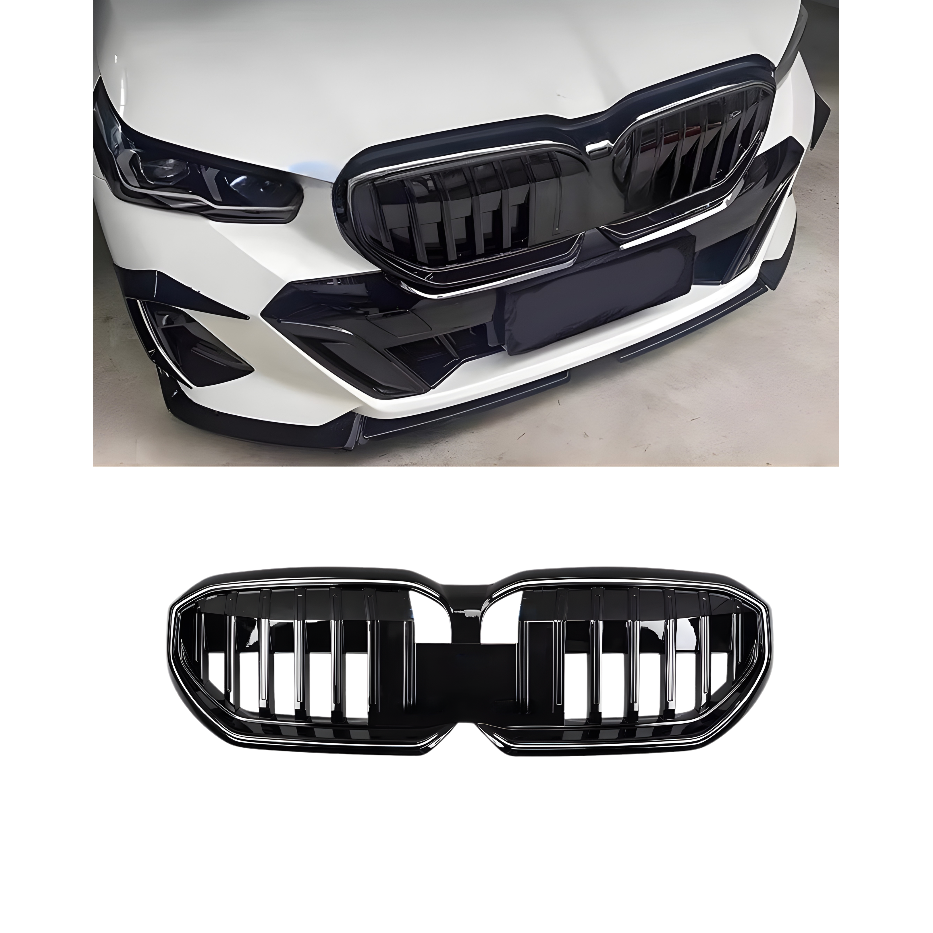 Front Grille Gloss Black - BMW 5 series G60 (2024+)