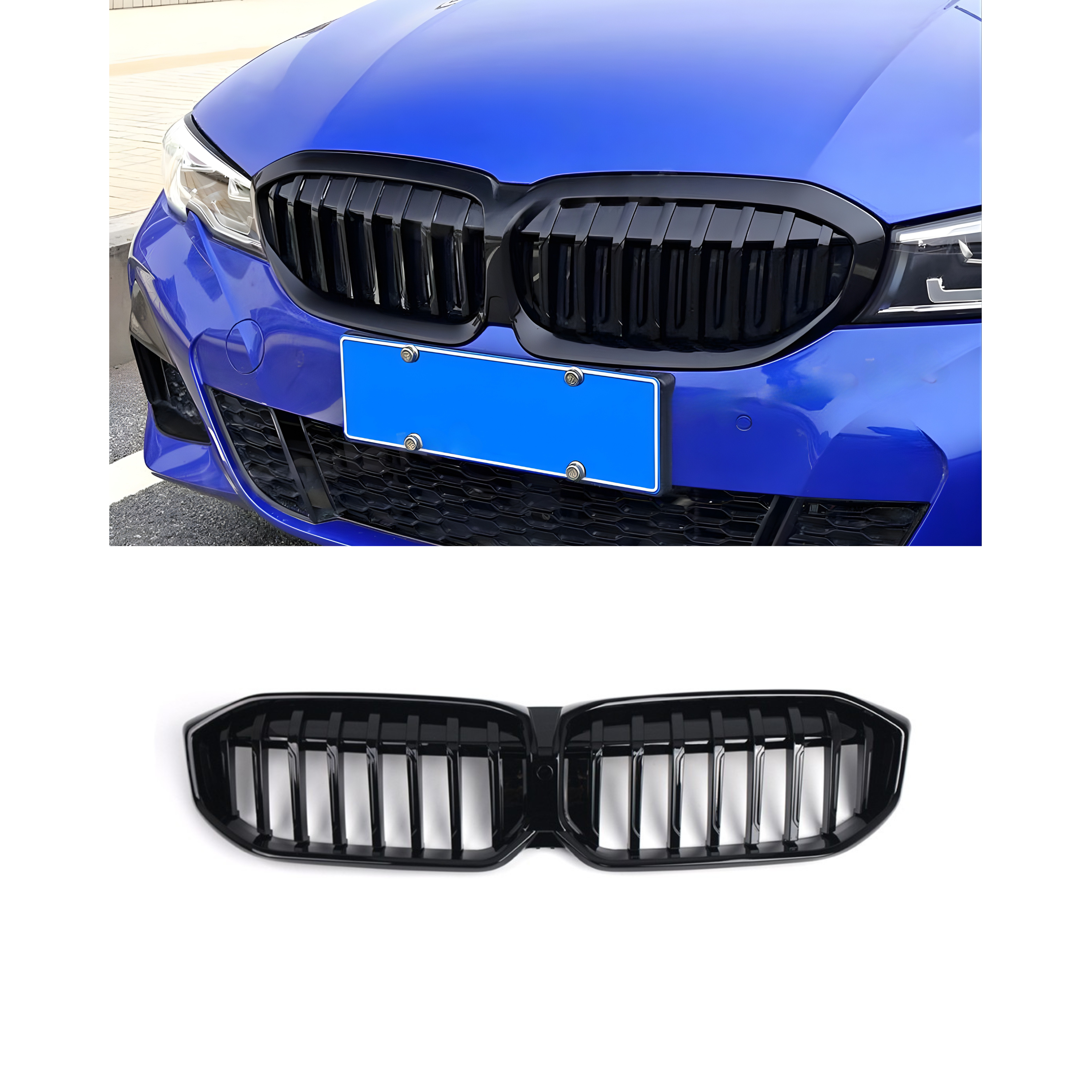 Front Grille Gloss Black - BMW 3 series G28 2023+