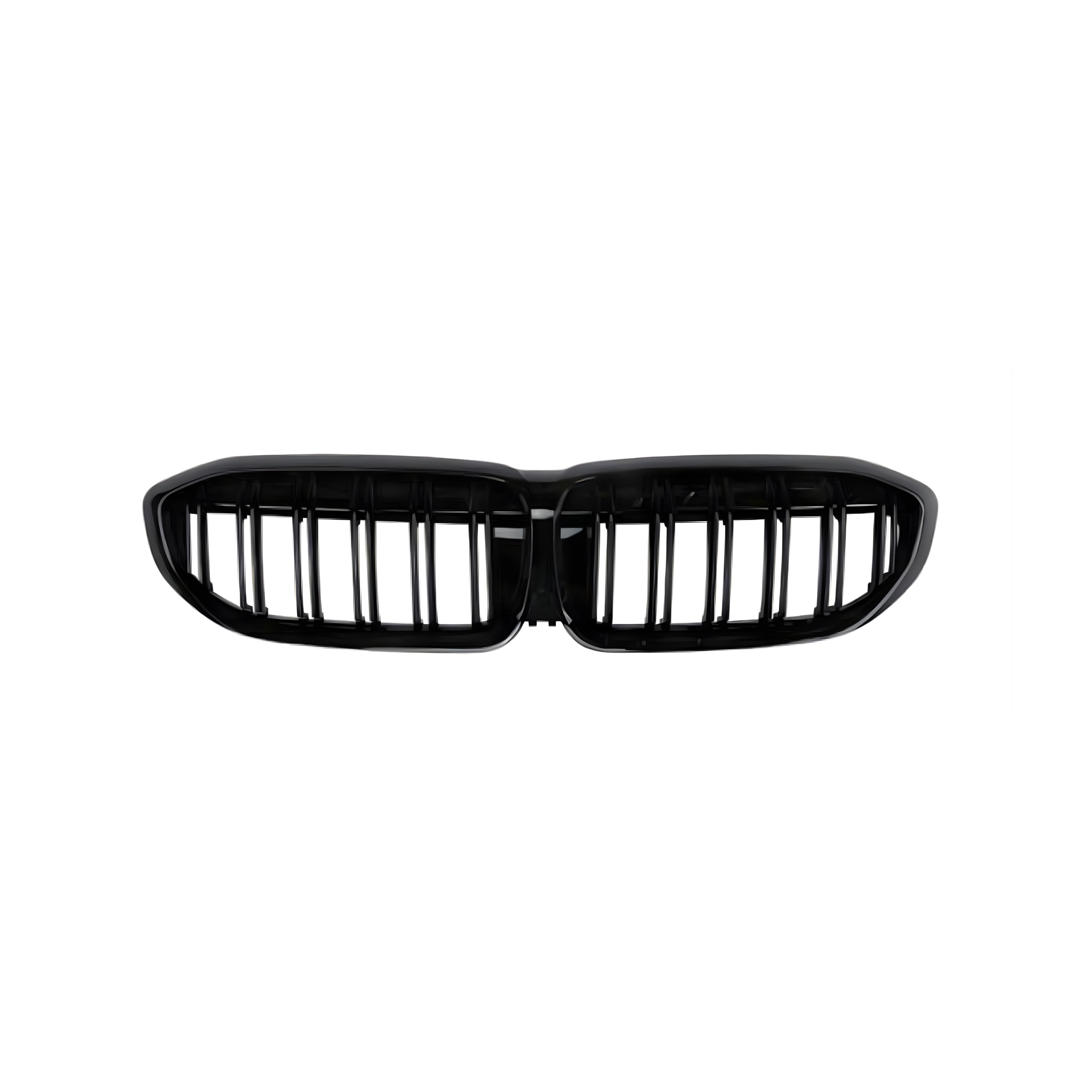 Front Grille Gloss Black Double Line - BMW 3 series G20 (2019-2021)
