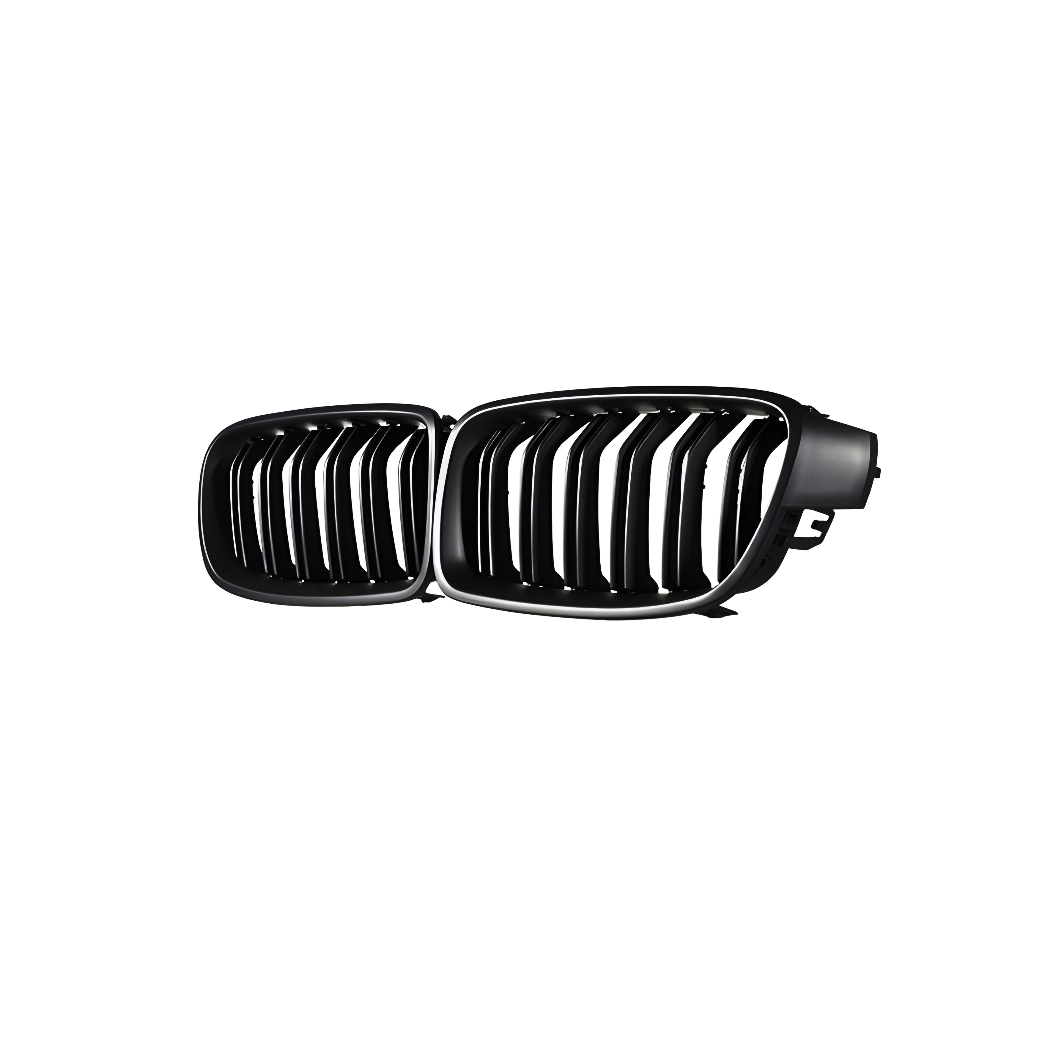 Front Grille Gloss Black Double Line - BMW 3 series F30 (2012-2019)