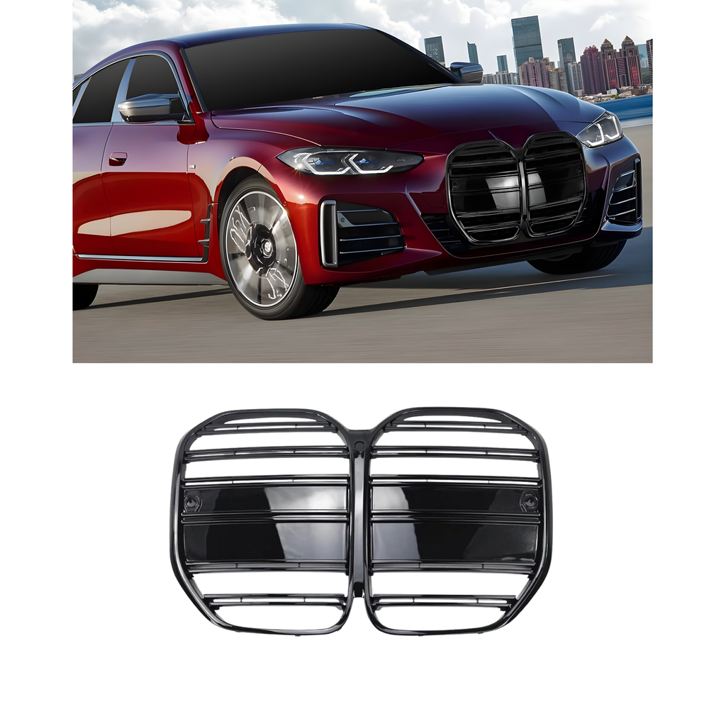 Front Grille Gloss Black - BMW 4 series G26 (2021+)