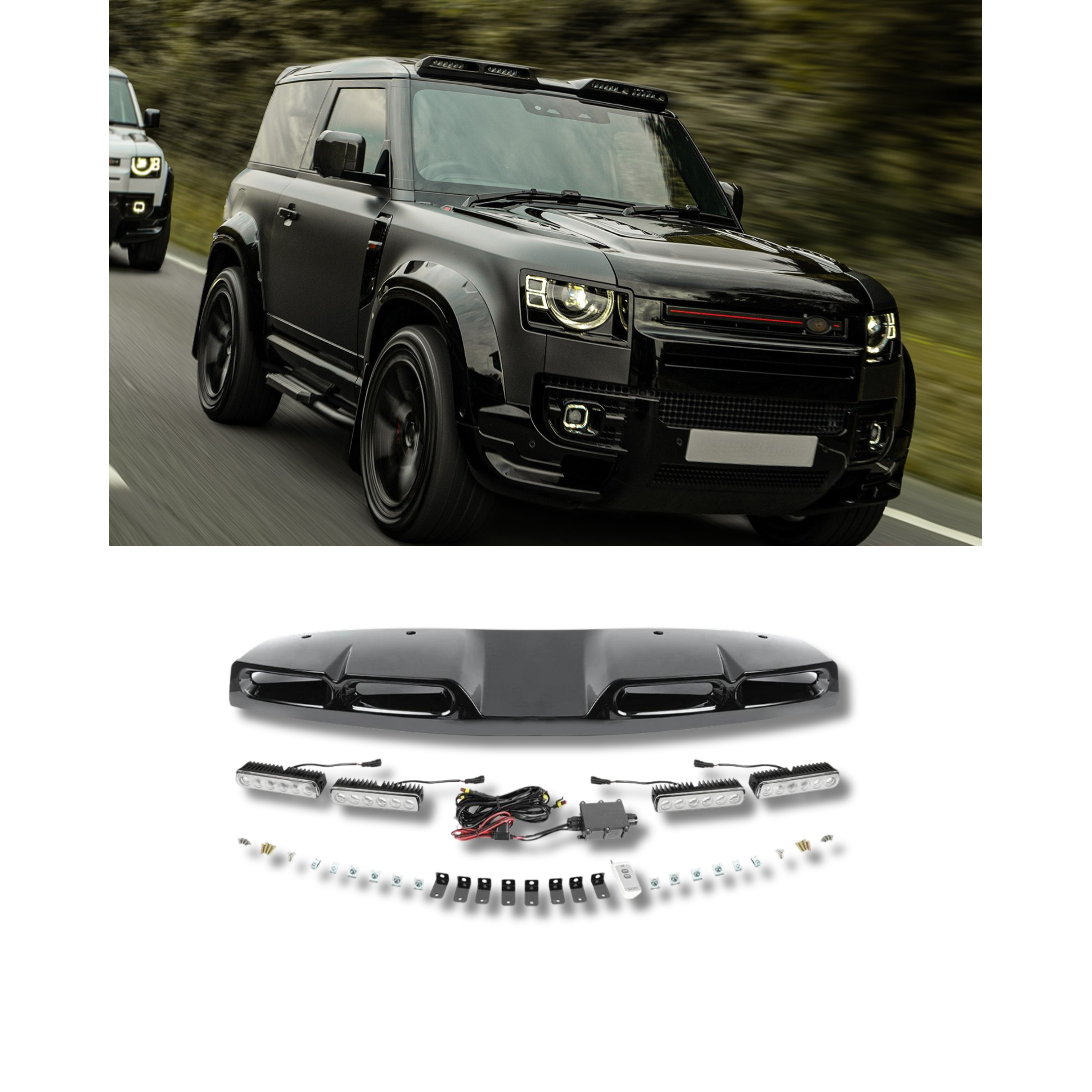 Roof light lamp fits for Land Rover Defender 110 90 2020+