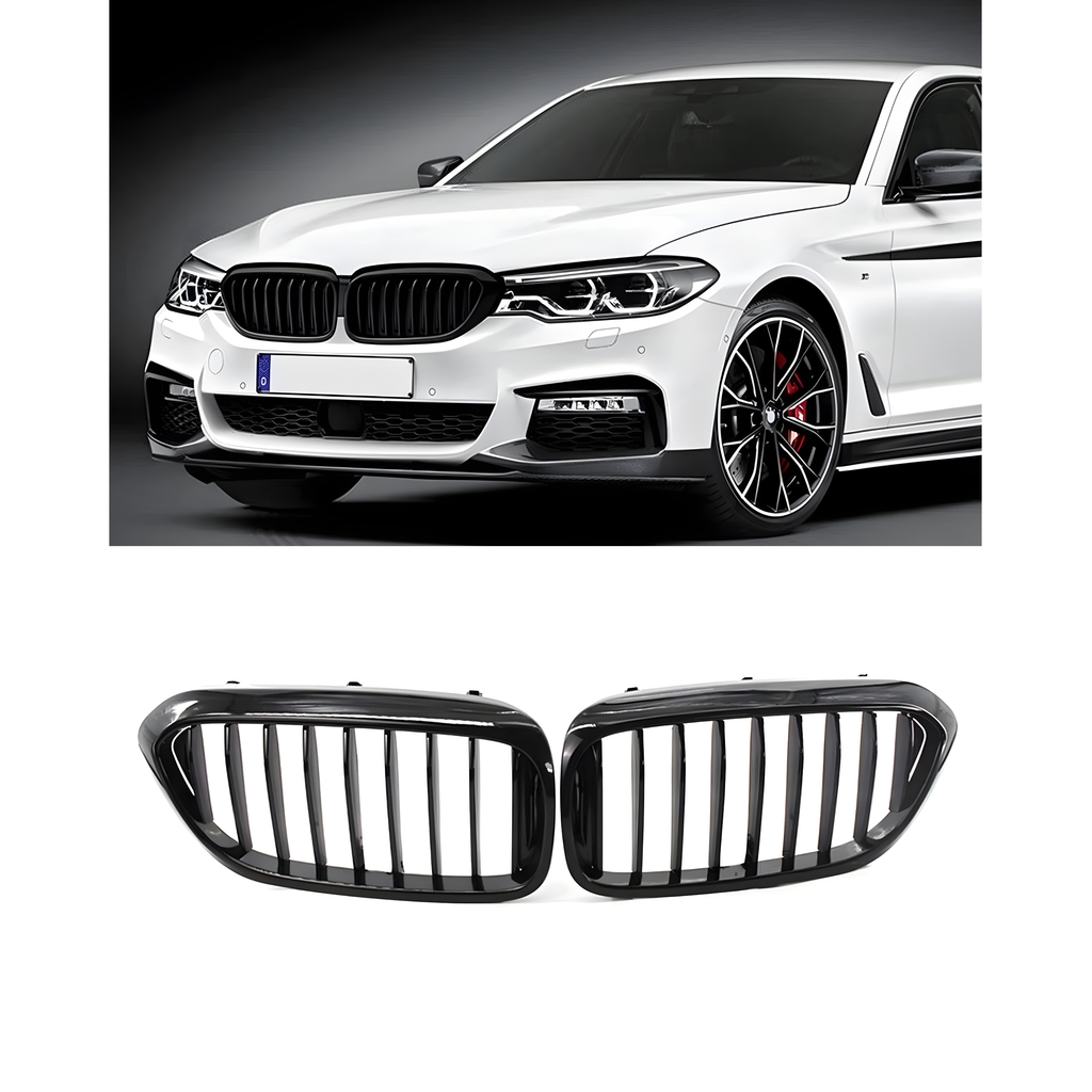 Front Grille Gloss Black - BMW 5 series G30 PRE LCI (2018-2020)