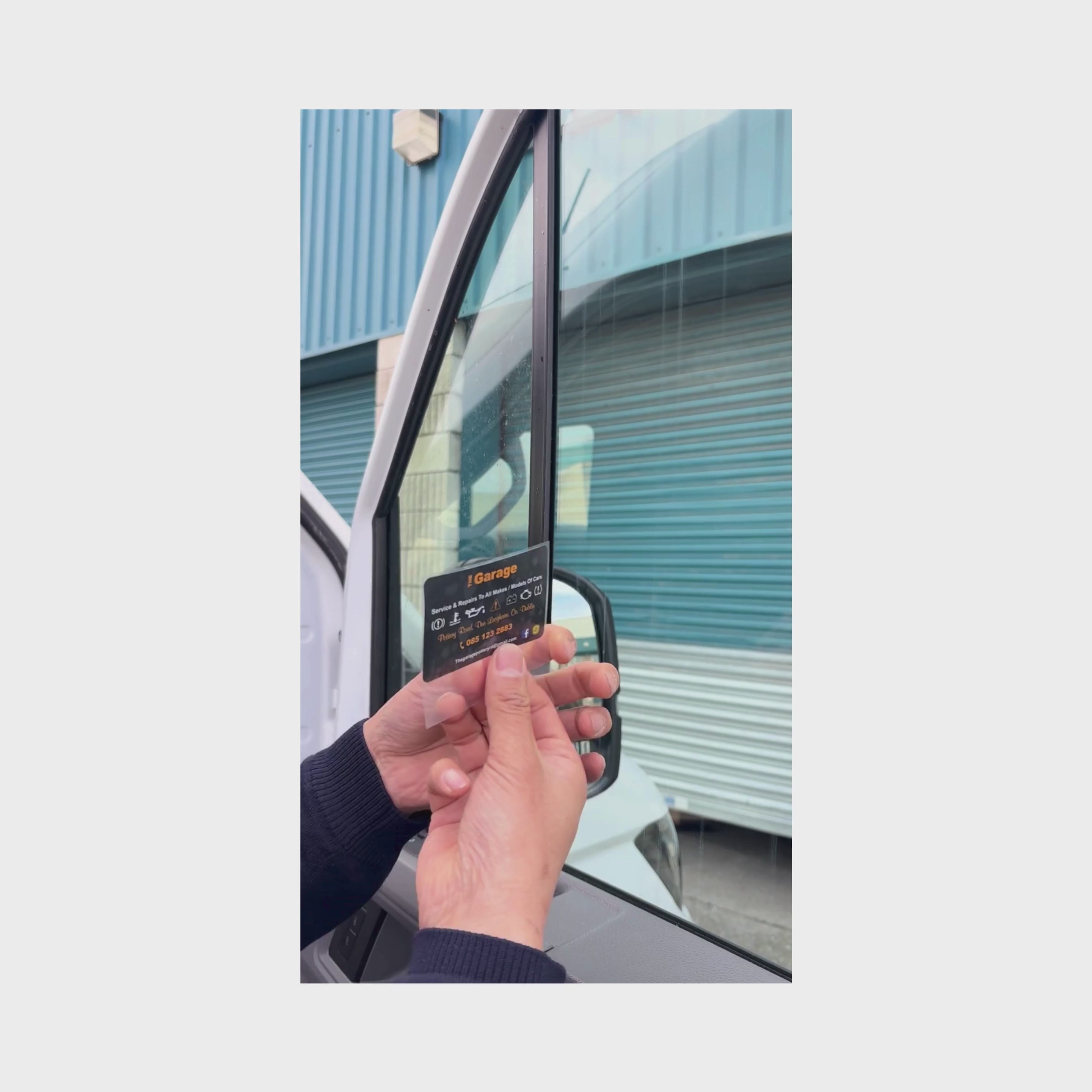 Custom Service Stickers for Garages